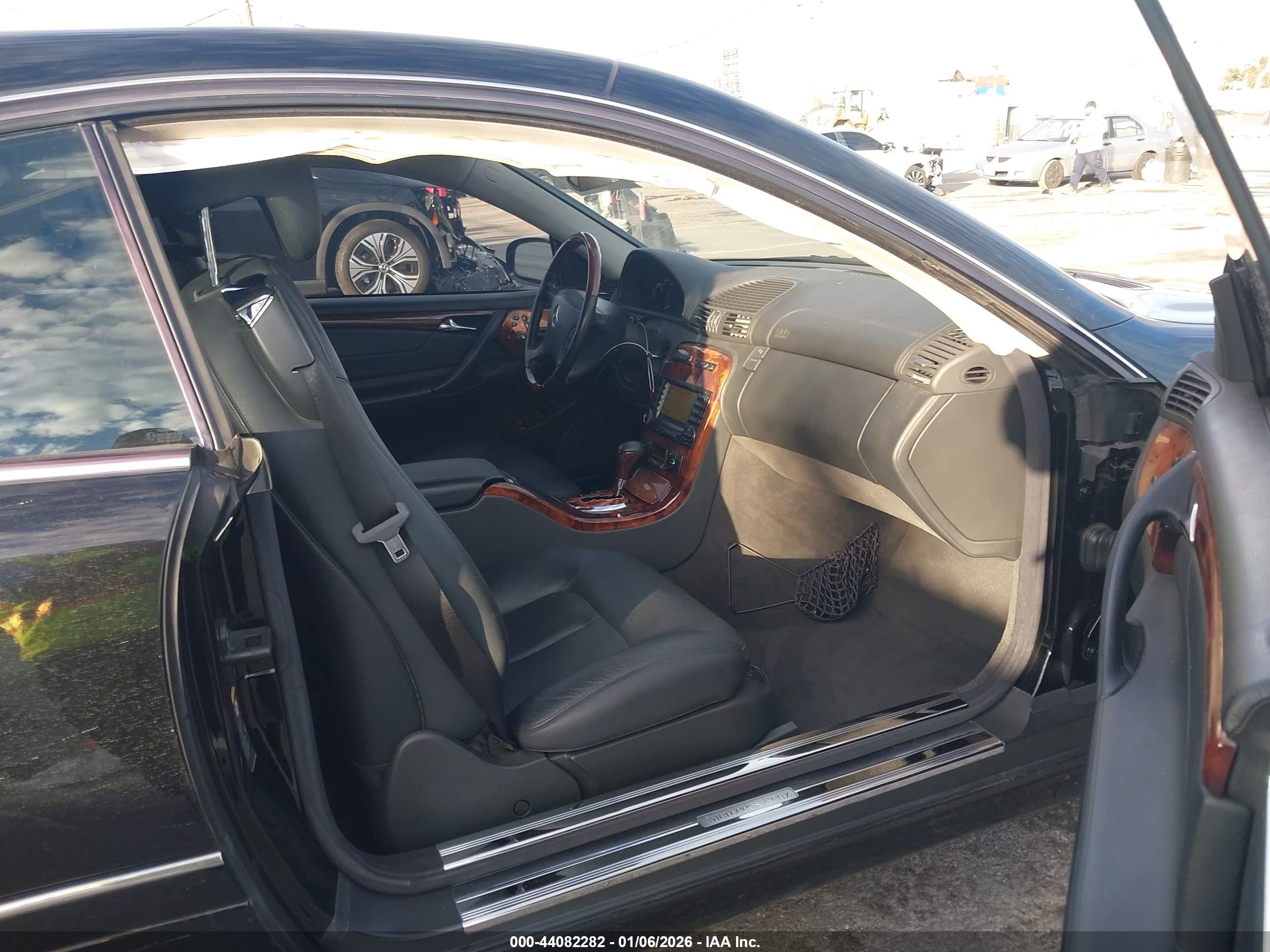2005 Mercedes-benz Cl 500   Black vin: WDBPJ75J25A044135