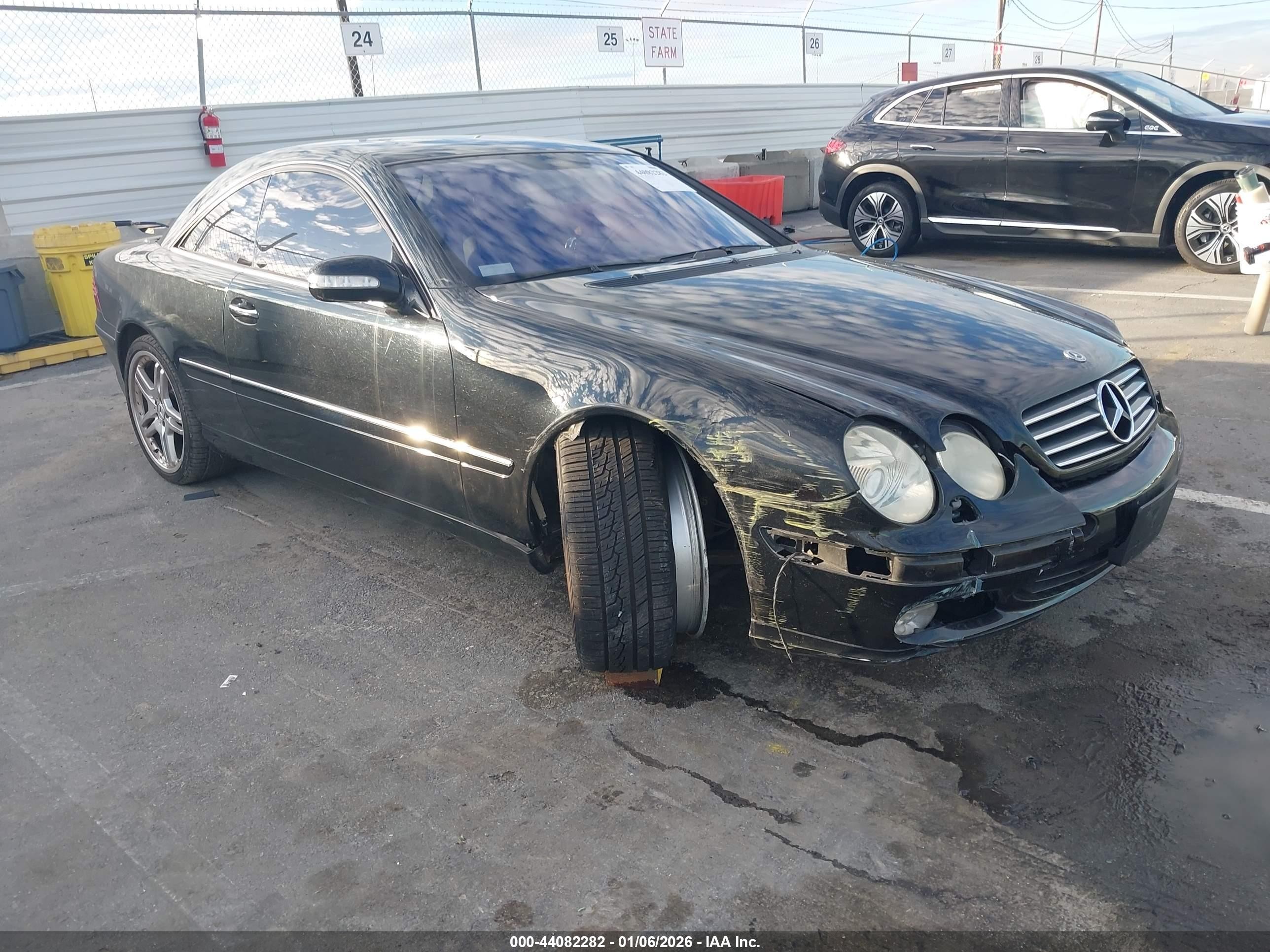 2005 Mercedes-benz Cl 500   Black vin: WDBPJ75J25A044135