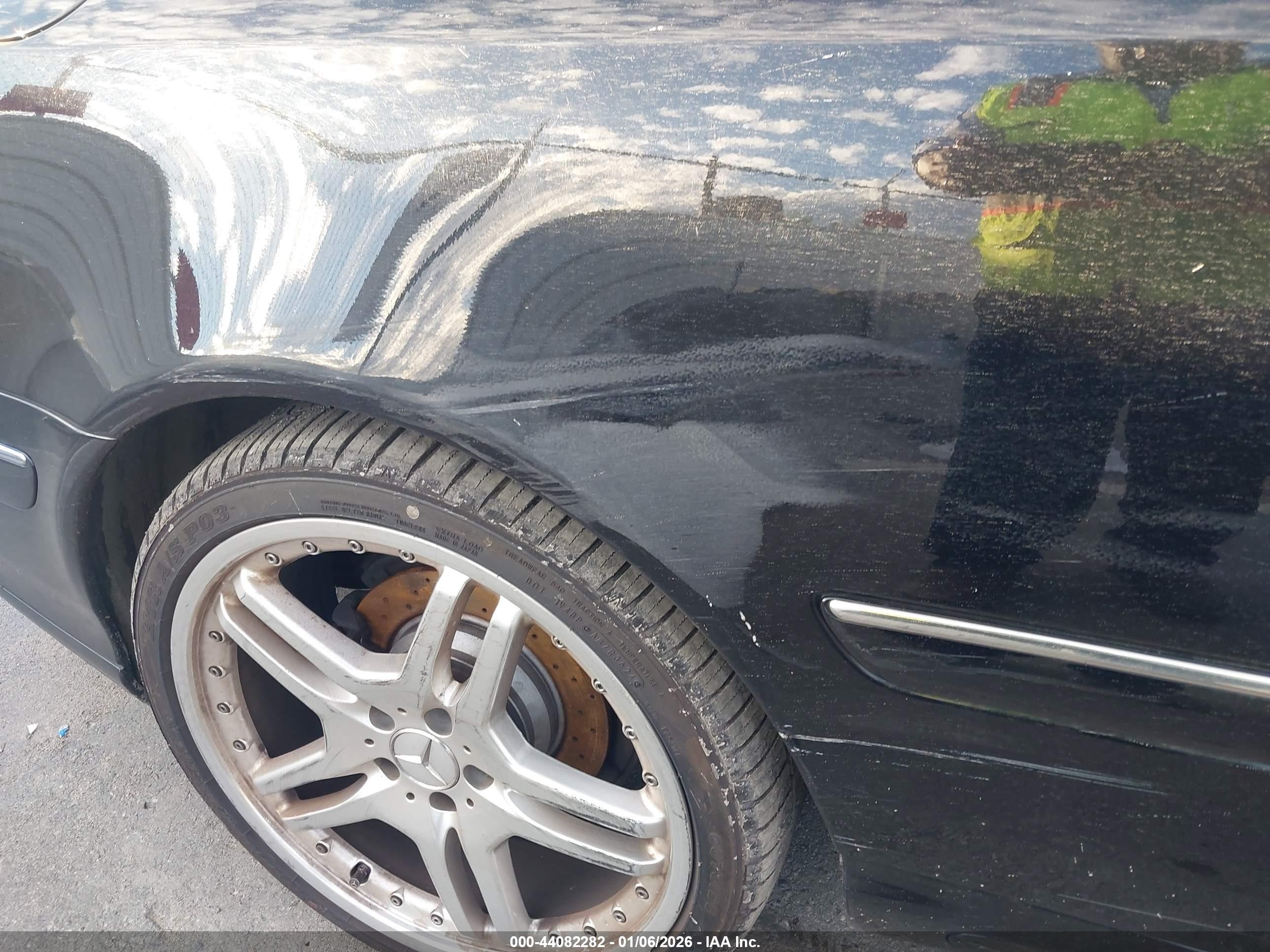 2005 Mercedes-benz Cl 500   Black vin: WDBPJ75J25A044135
