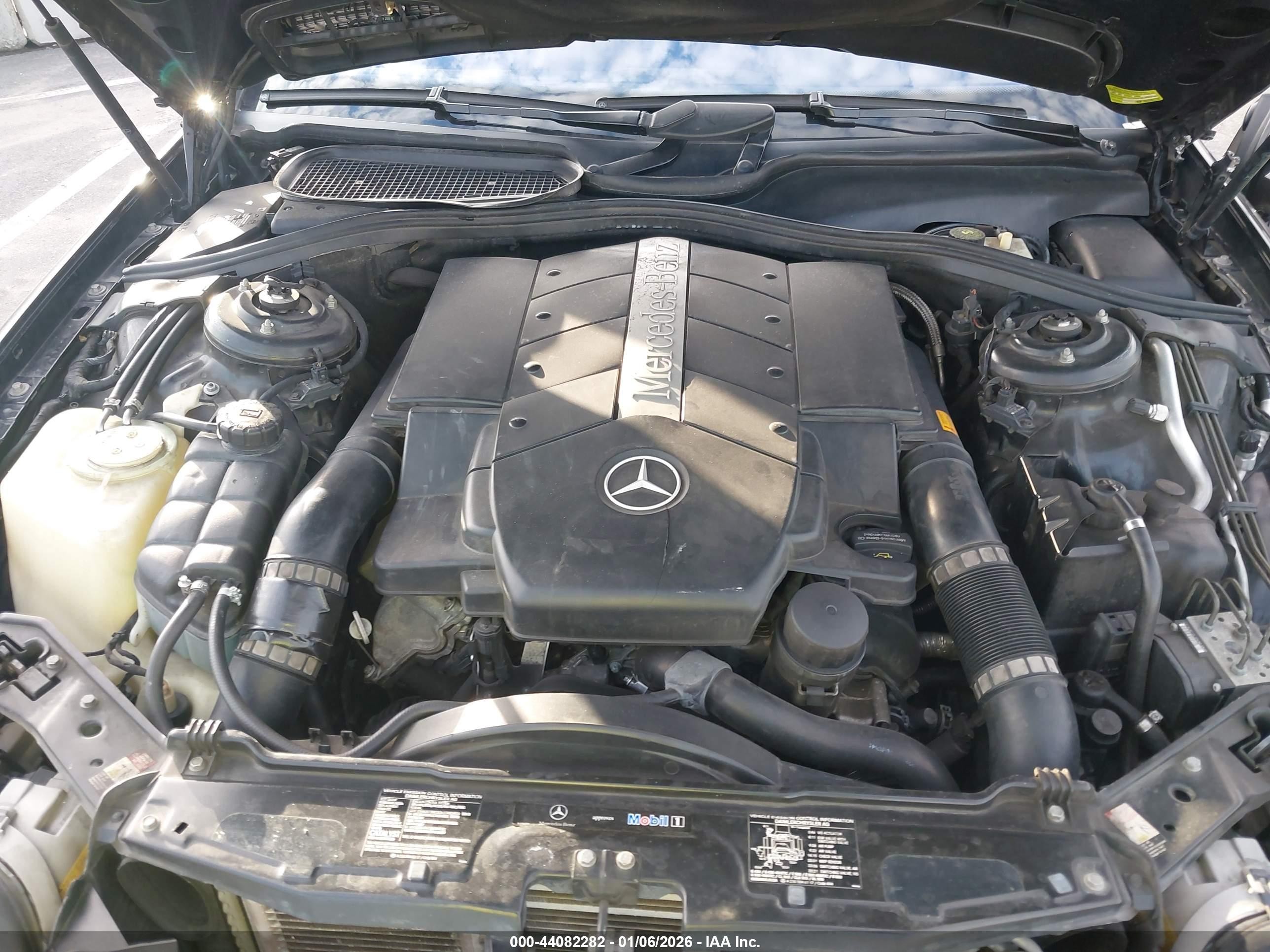 2005 Mercedes-benz Cl 500   Black vin: WDBPJ75J25A044135