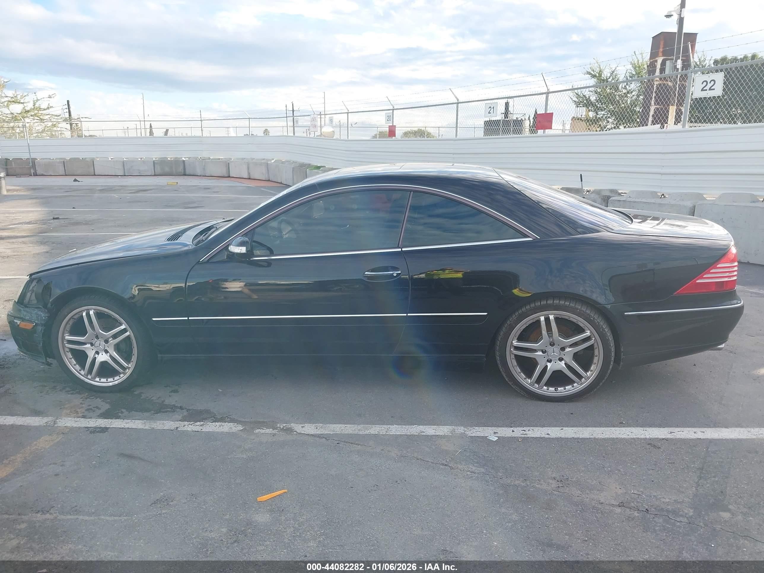 2005 Mercedes-benz Cl 500   Black vin: WDBPJ75J25A044135