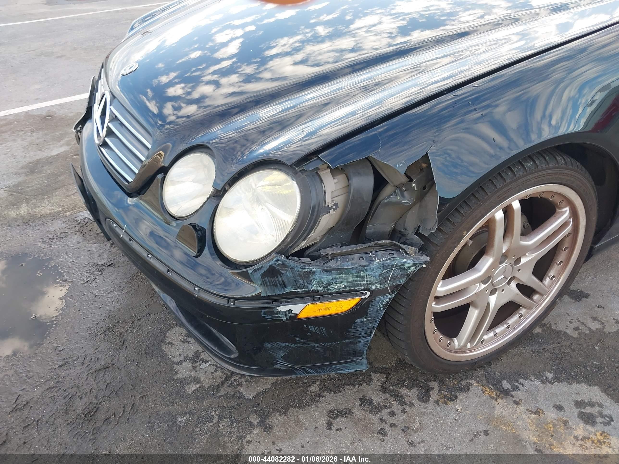 2005 Mercedes-benz Cl 500   Black vin: WDBPJ75J25A044135