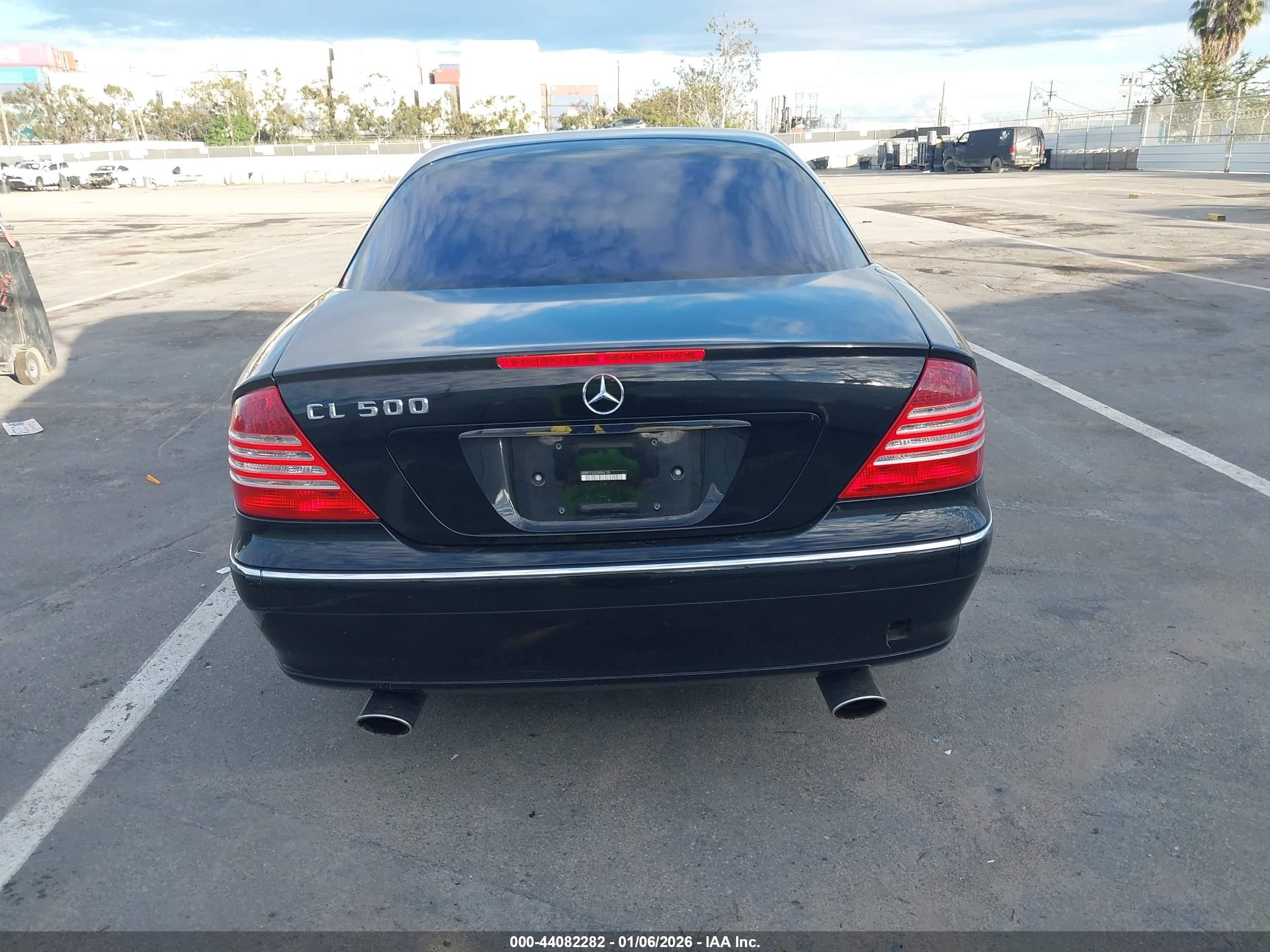 2005 Mercedes-benz Cl 500   Black vin: WDBPJ75J25A044135