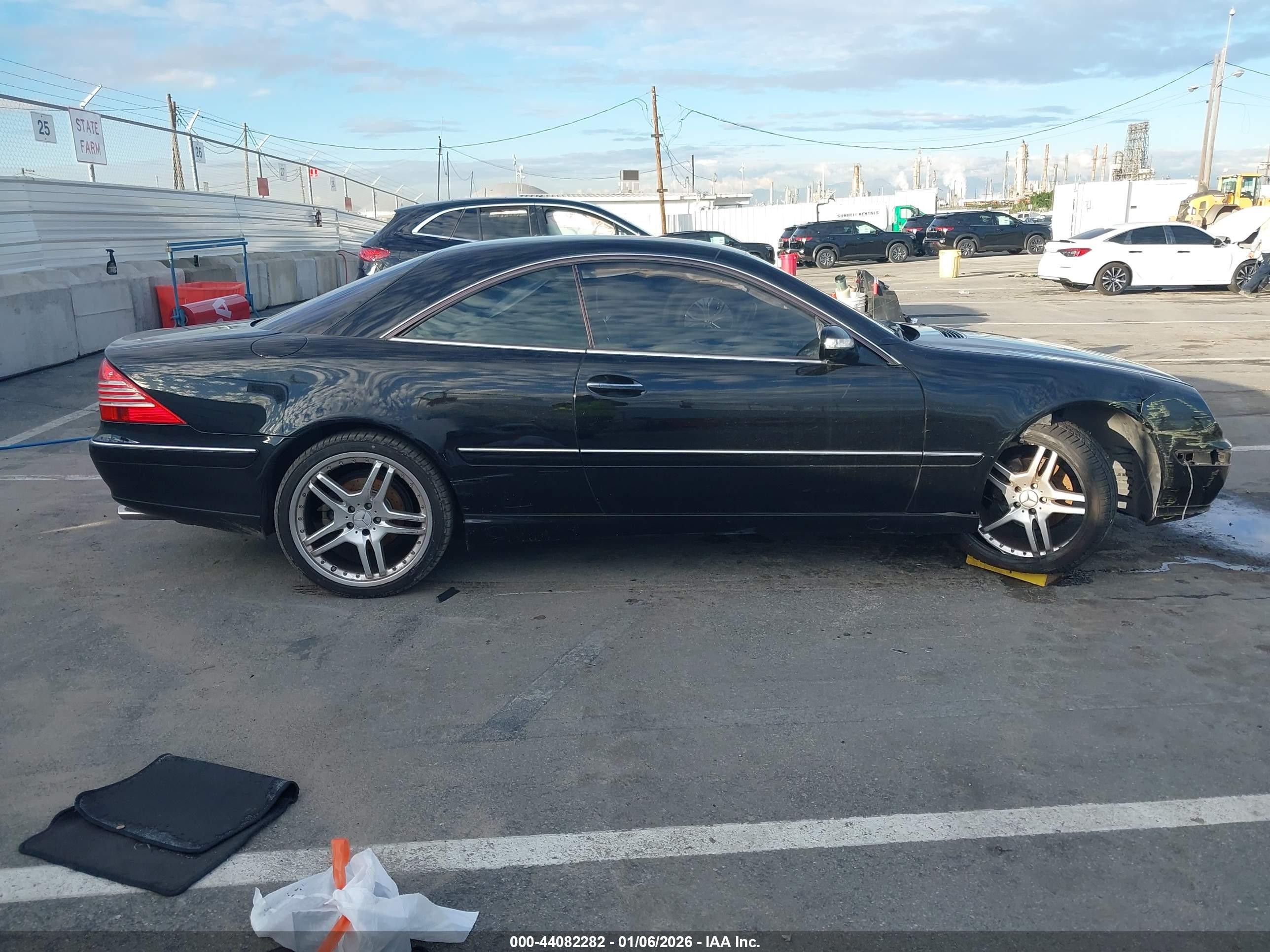 2005 Mercedes-benz Cl 500   Black vin: WDBPJ75J25A044135