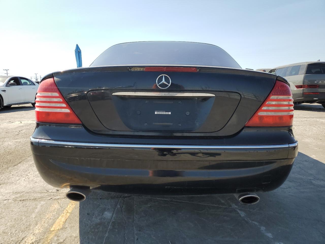 2003 Mercedes-benz Cl 500 Black vin: WDBPJ75J33A031424