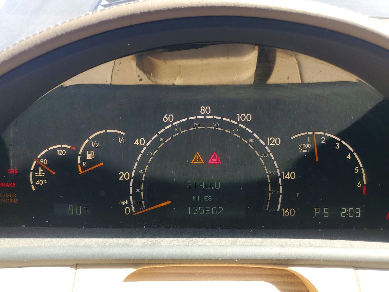 2003 Mercedes Benz Cl 500 Черный vin: WDBPJ75J33A035506