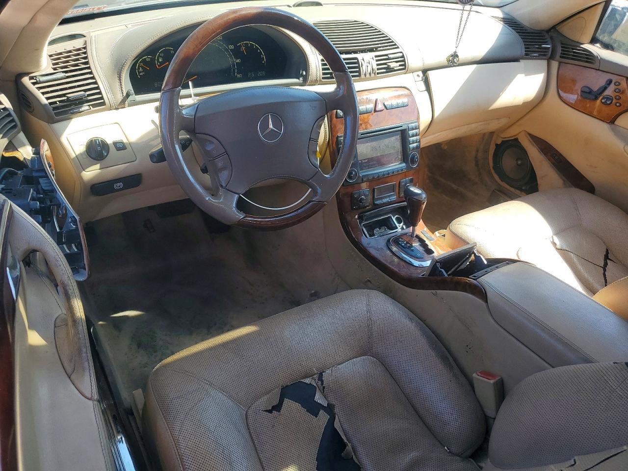2003 Mercedes Benz Cl 500 Черный vin: WDBPJ75J33A035506