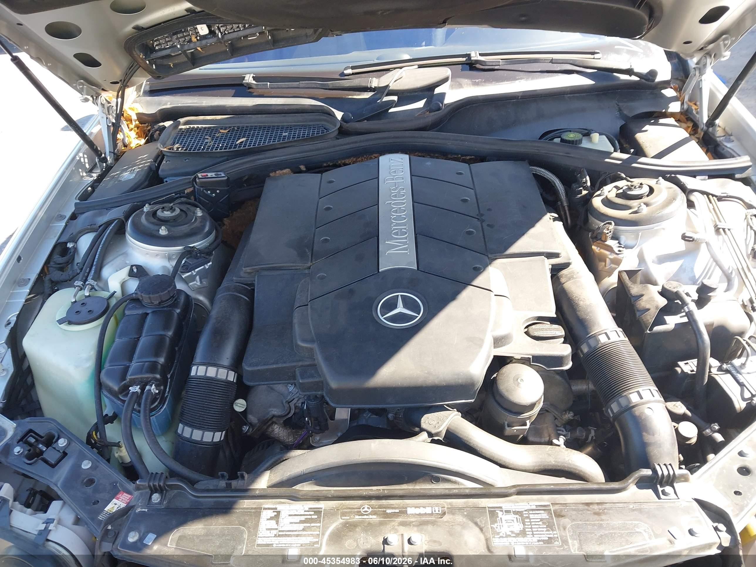 2004 Mercedes-benz Cl 500   Серебряный vin: WDBPJ75J34A038584
