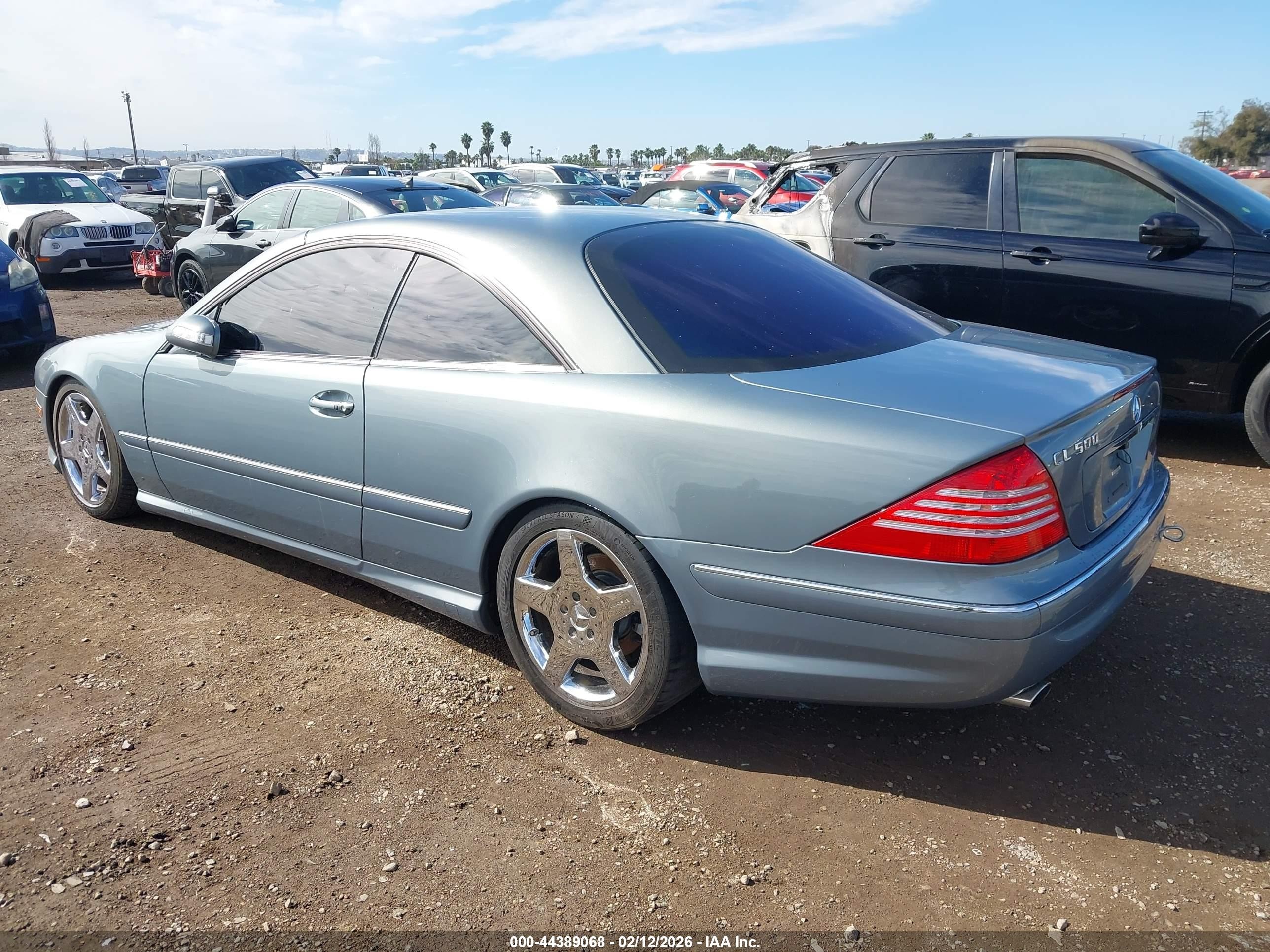2004 Mercedes-benz Cl 500   Light Blue vin: WDBPJ75J34A040349