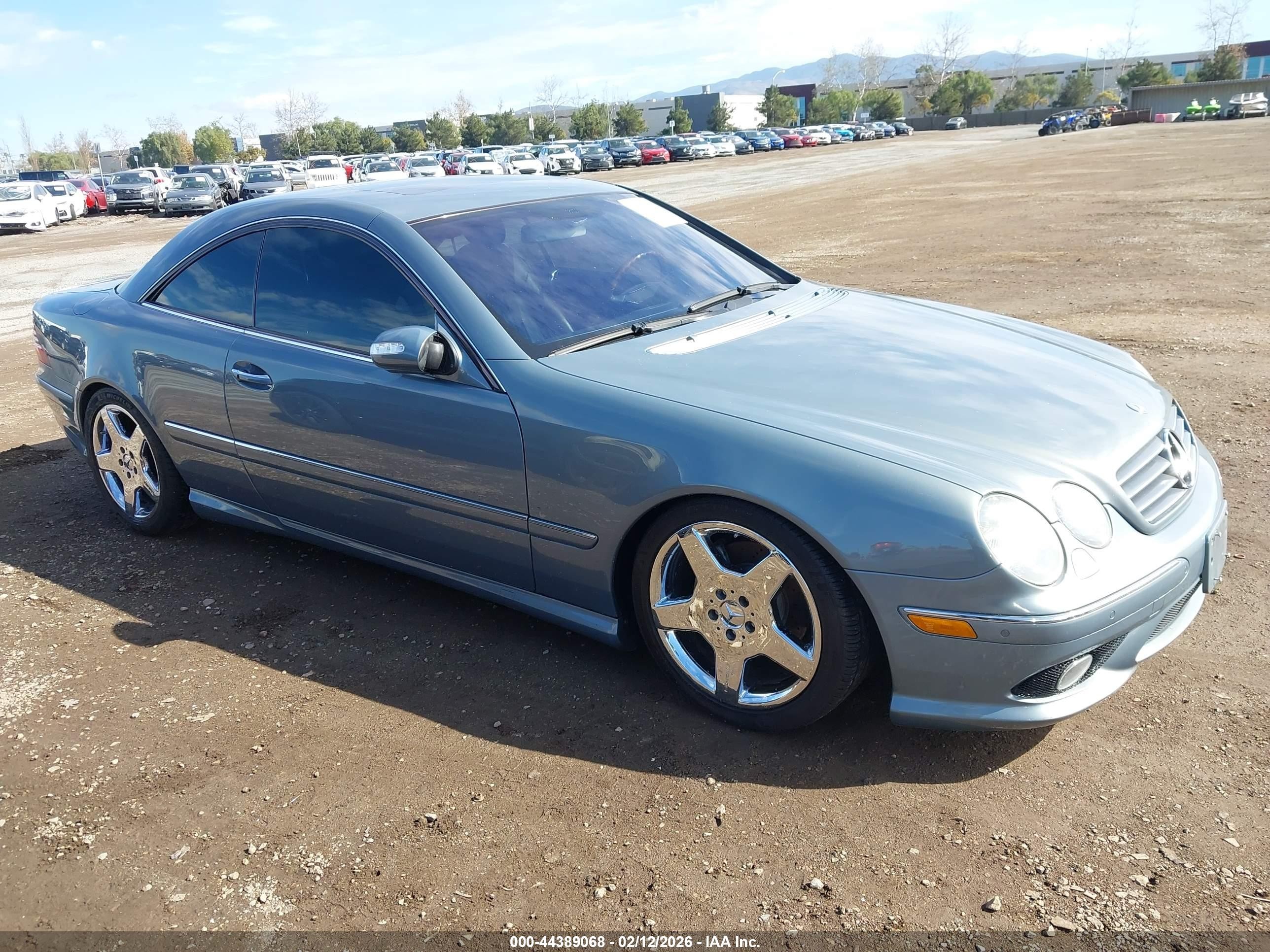 2004 Mercedes-benz Cl 500   Light Blue vin: WDBPJ75J34A040349