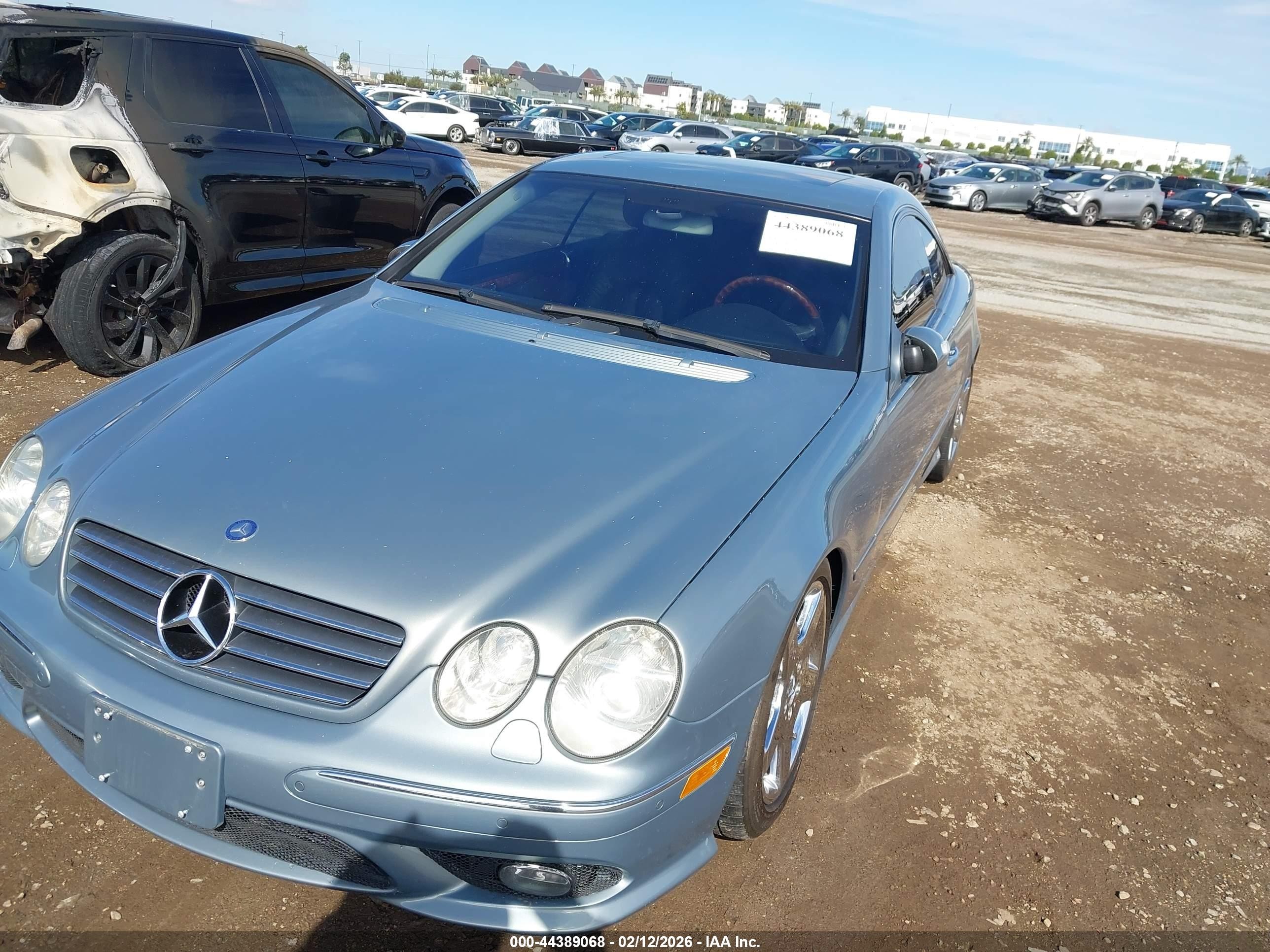 2004 Mercedes-benz Cl 500   Light Blue vin: WDBPJ75J34A040349