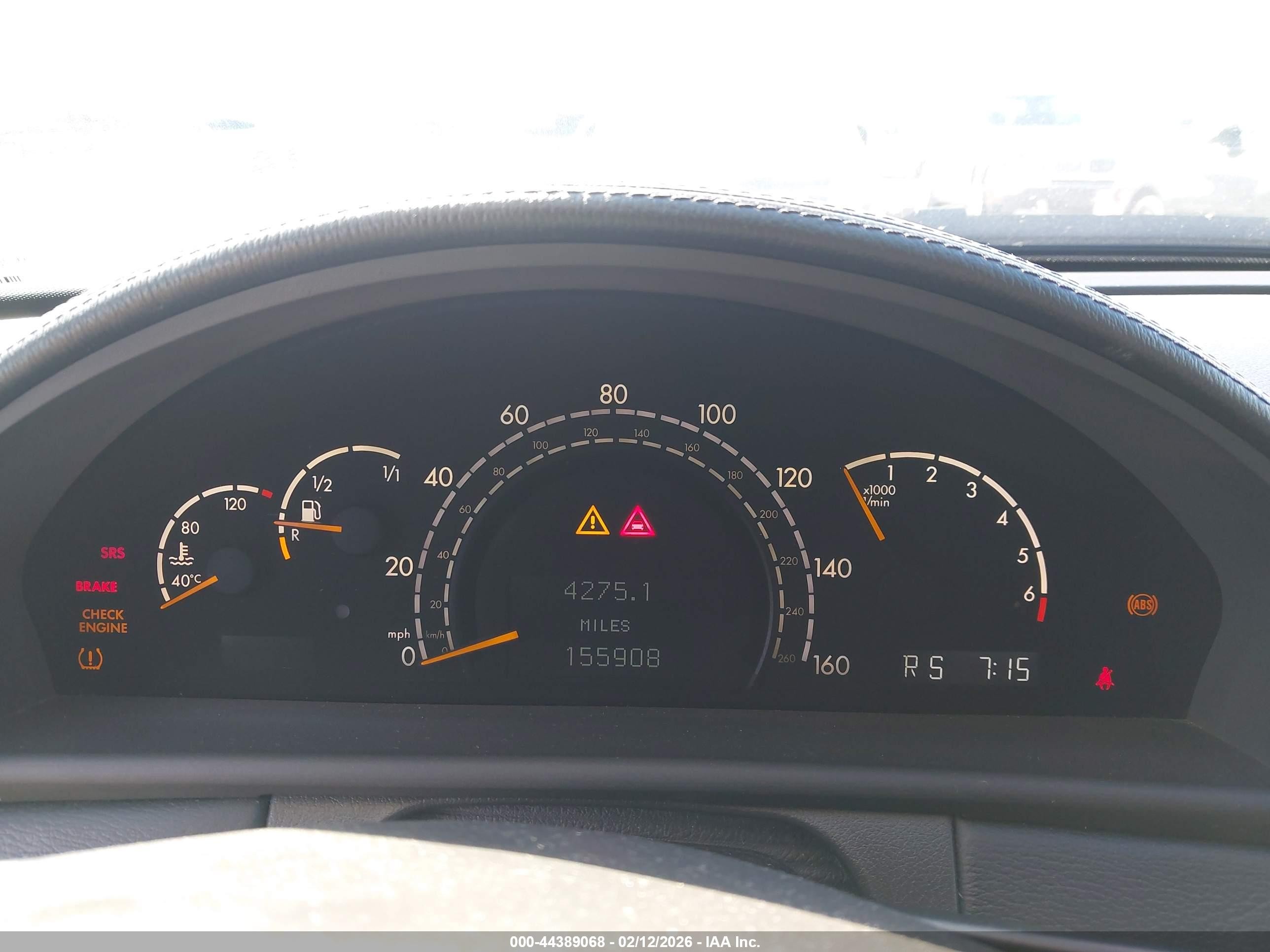 2004 Mercedes-benz Cl 500   Light Blue vin: WDBPJ75J34A040349
