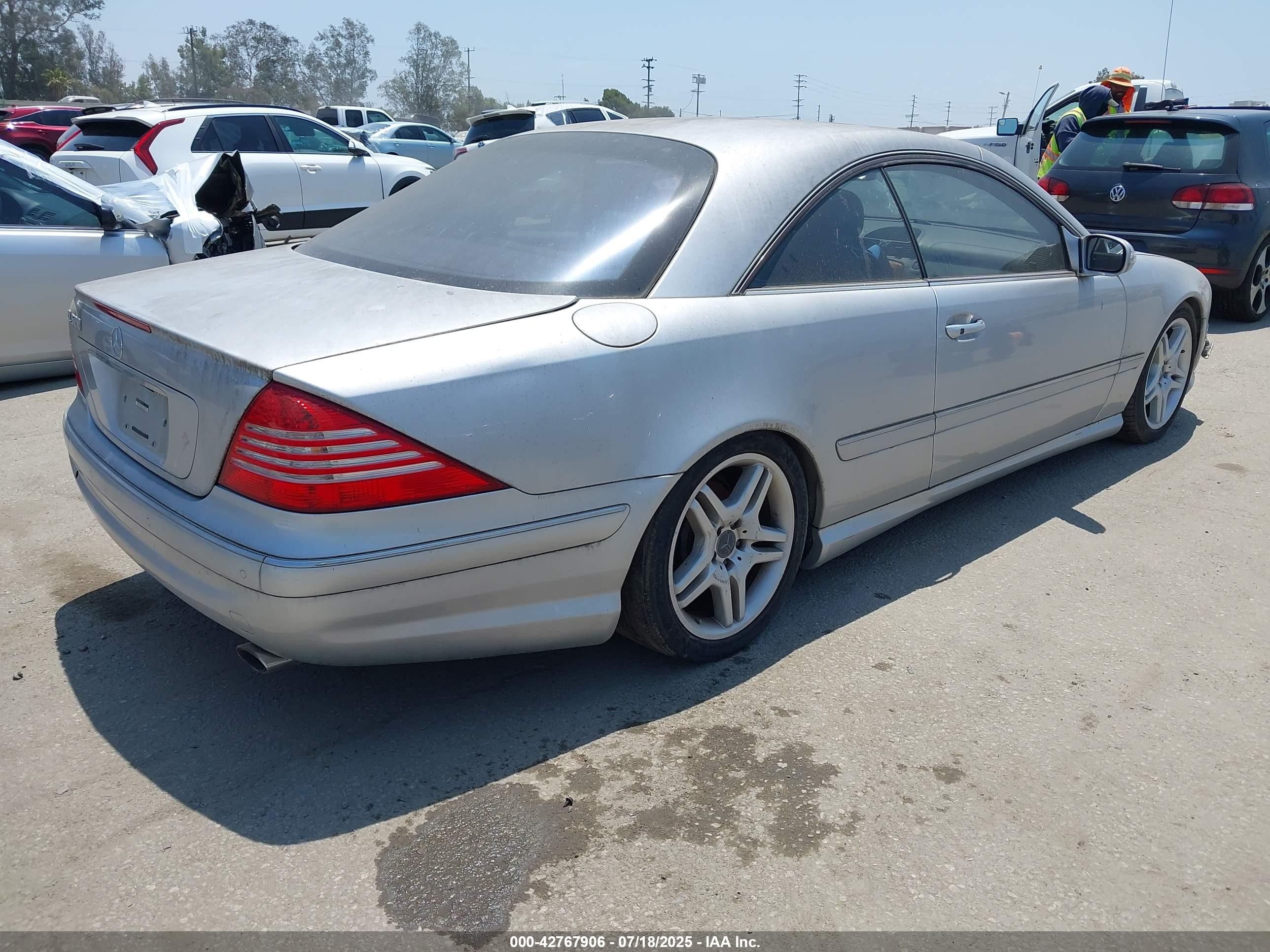 2006 Mercedes-benz Cl 500   Silver vin: WDBPJ75J36A047370