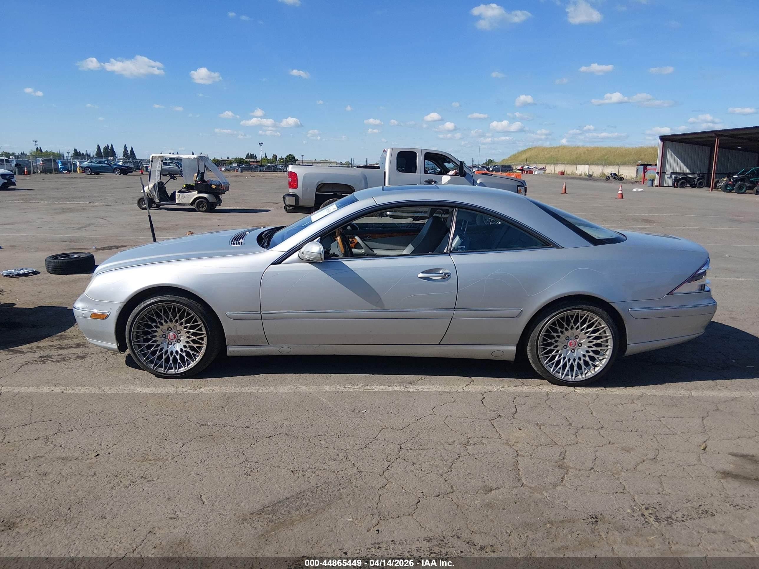 2002 Mercedes-benz Cl 500   Silver vin: WDBPJ75J42A028689