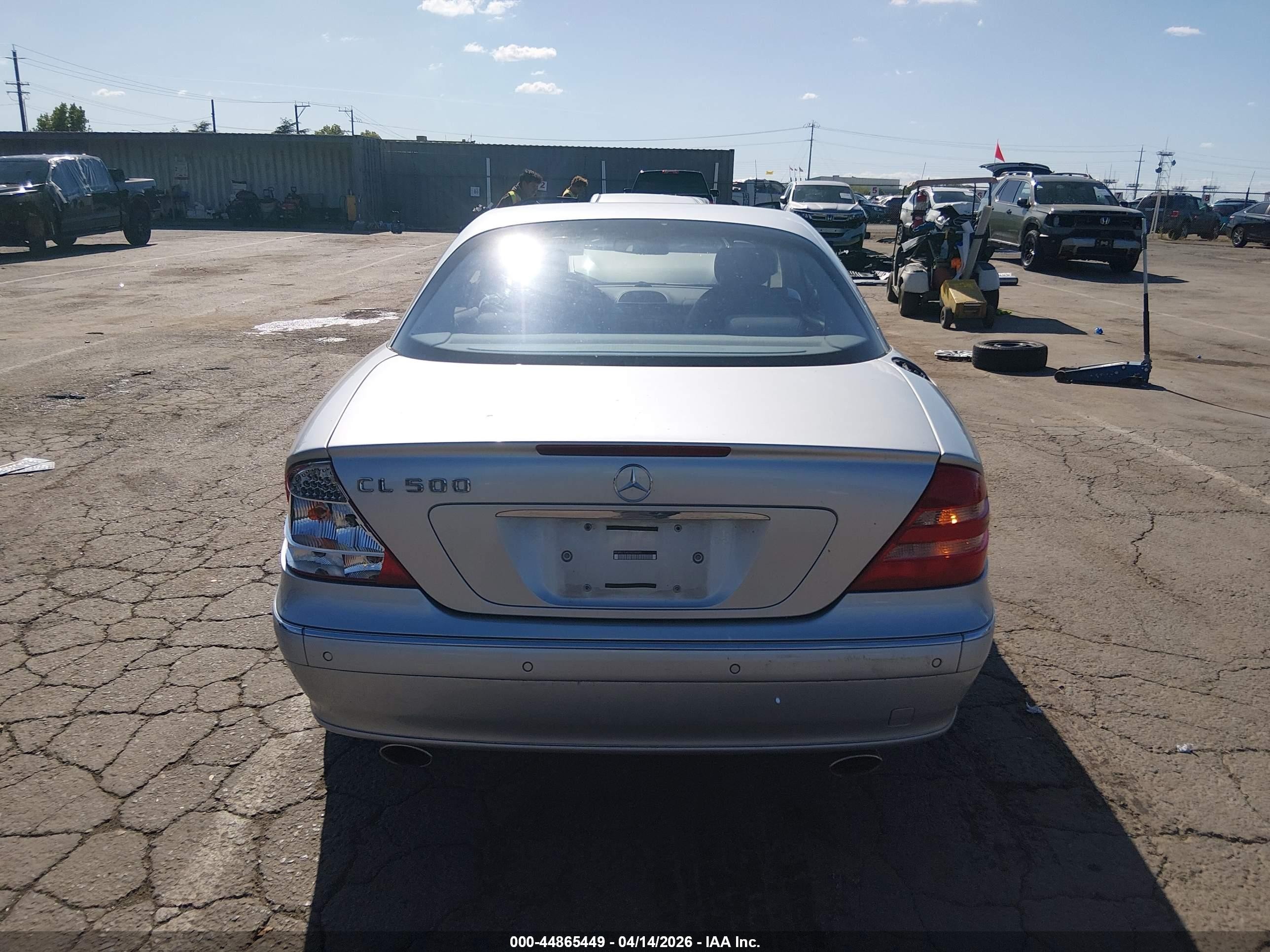 2002 Mercedes-benz Cl 500   Silver vin: WDBPJ75J42A028689