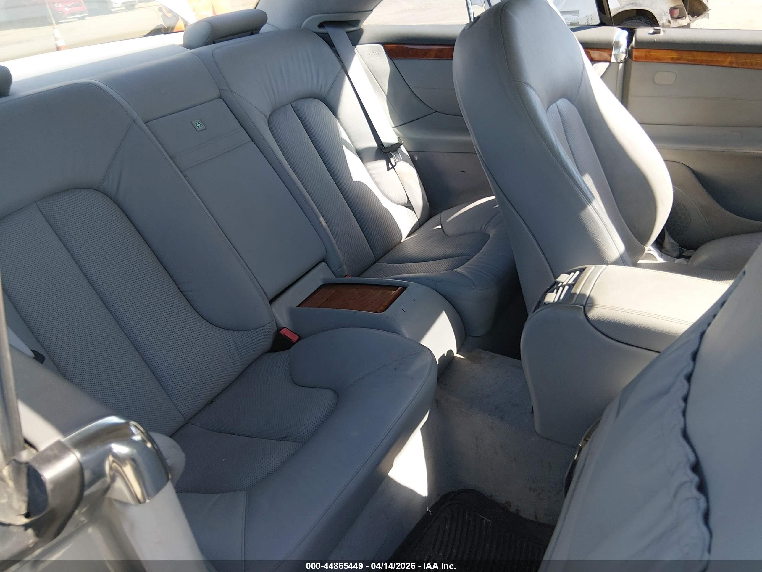 2002 Mercedes-benz Cl 500   Silver vin: WDBPJ75J42A028689