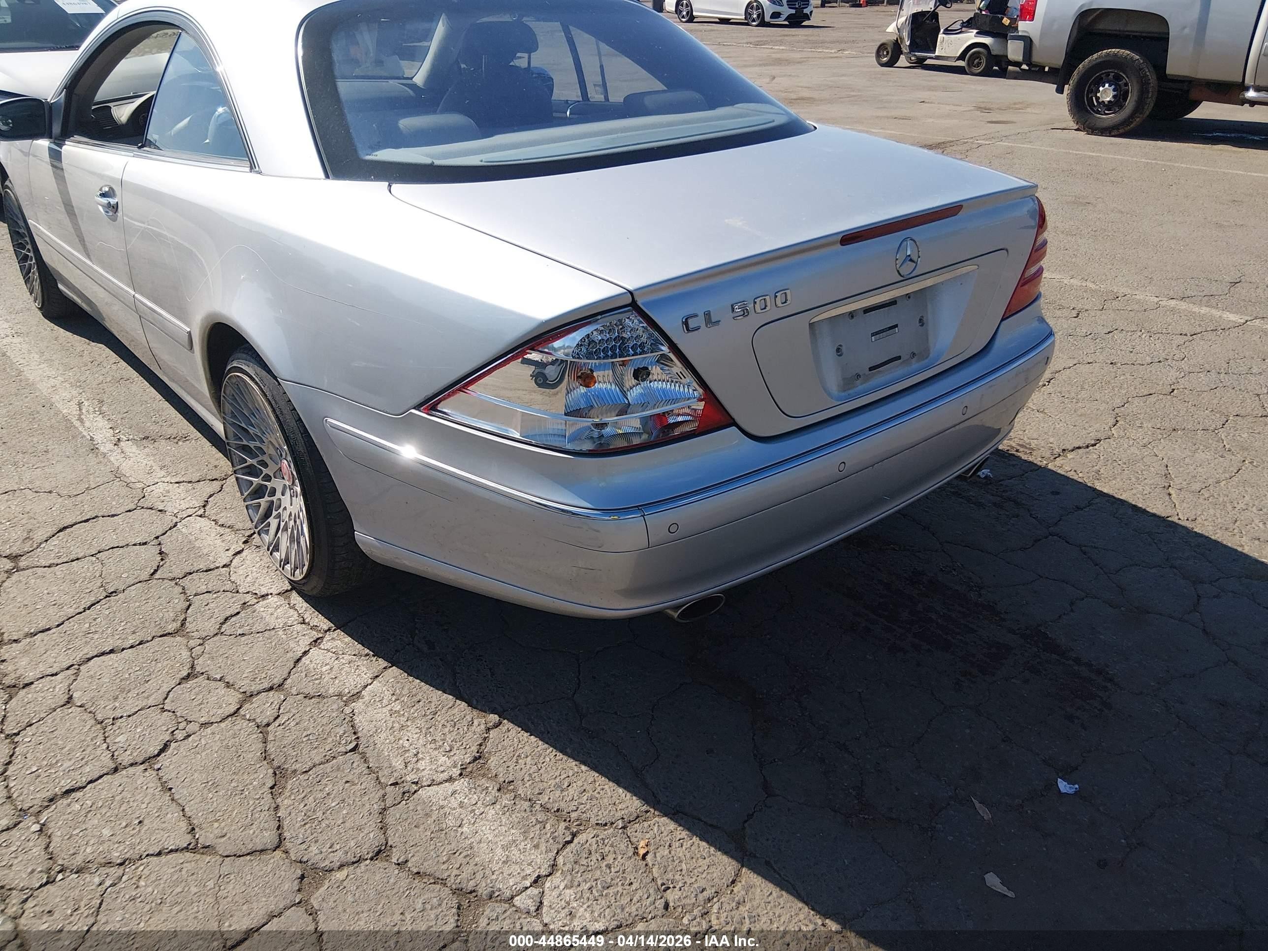 2002 Mercedes-benz Cl 500   Silver vin: WDBPJ75J42A028689