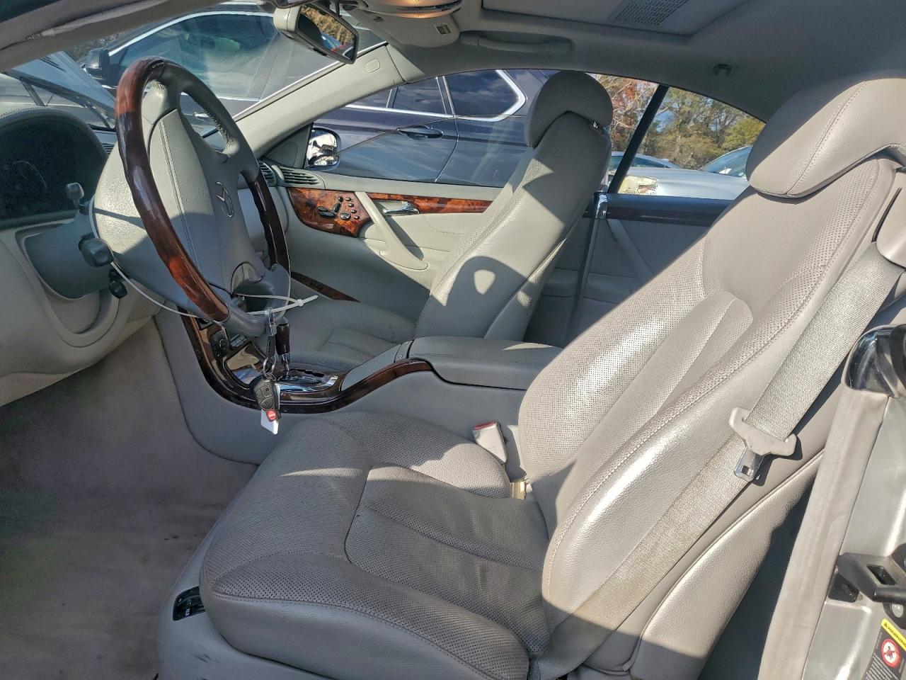 2003 Mercedes-benz Cl 500 Silver vin: WDBPJ75J43A034686