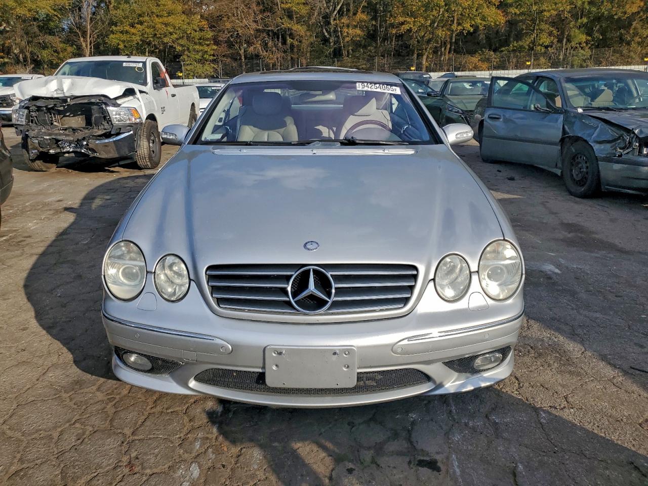 2003 Mercedes-benz Cl 500 Silver vin: WDBPJ75J43A034686