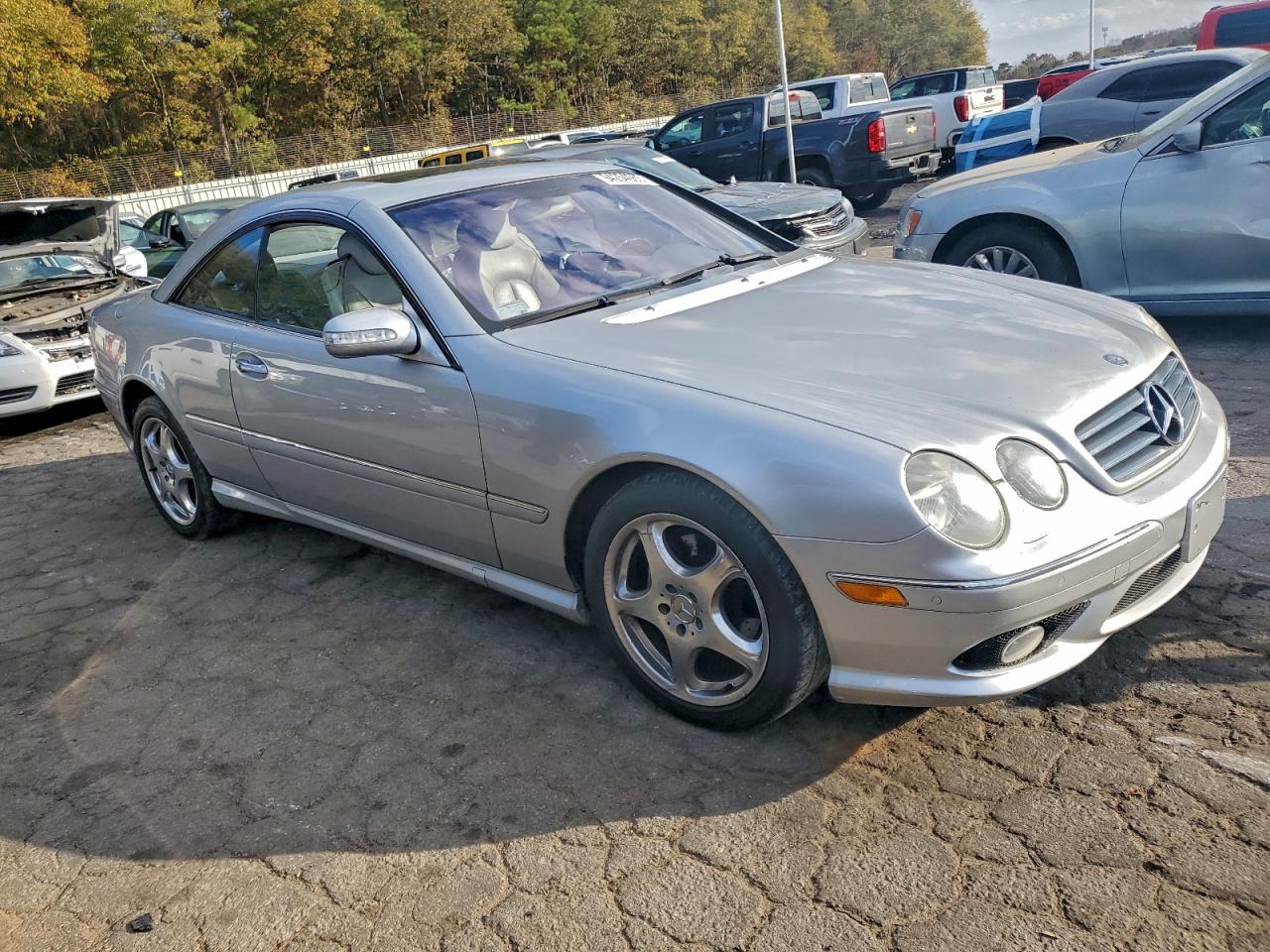 2003 Mercedes-benz Cl 500 Silver vin: WDBPJ75J43A034686