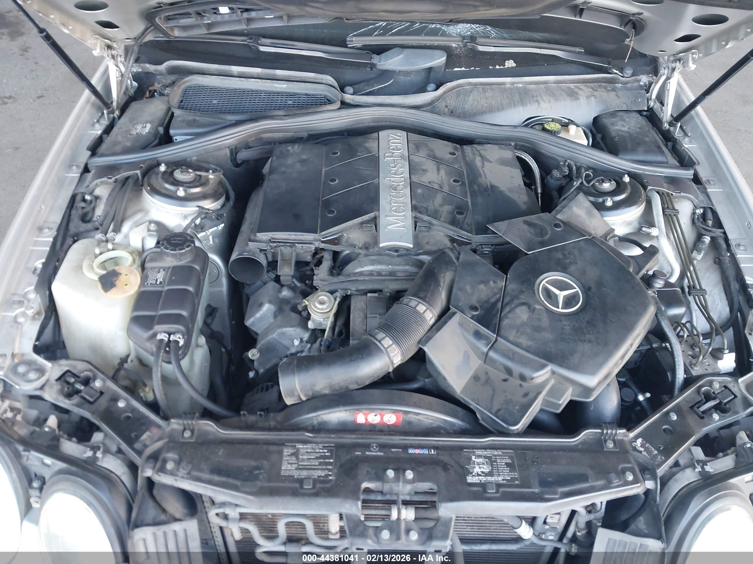 2004 Mercedes-benz Cl 500   Silver vin: WDBPJ75J44A043342