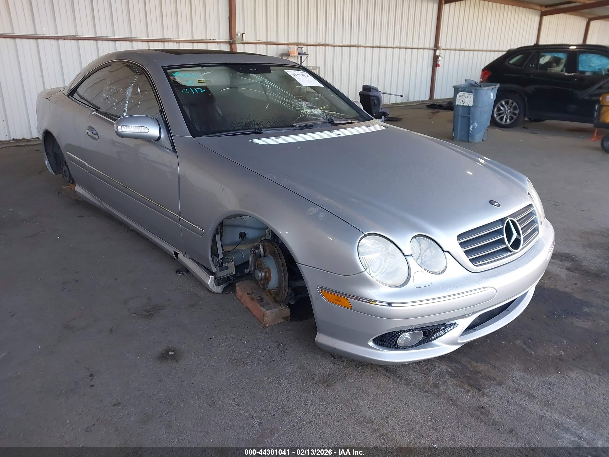 2004 Mercedes-benz Cl 500   Серебряный vin: WDBPJ75J44A043342