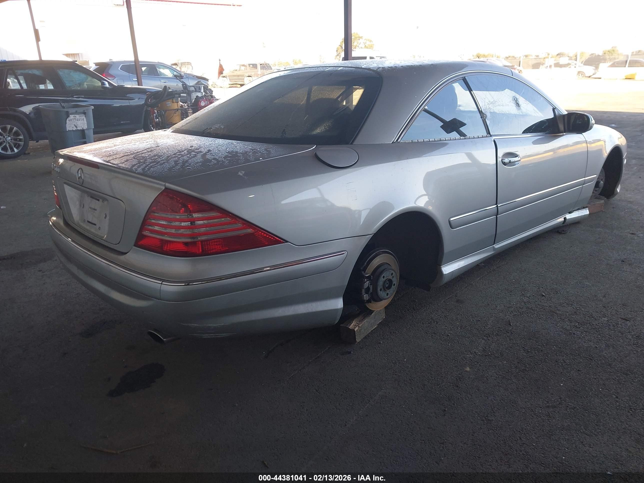 2004 Mercedes-benz Cl 500   Silver vin: WDBPJ75J44A043342