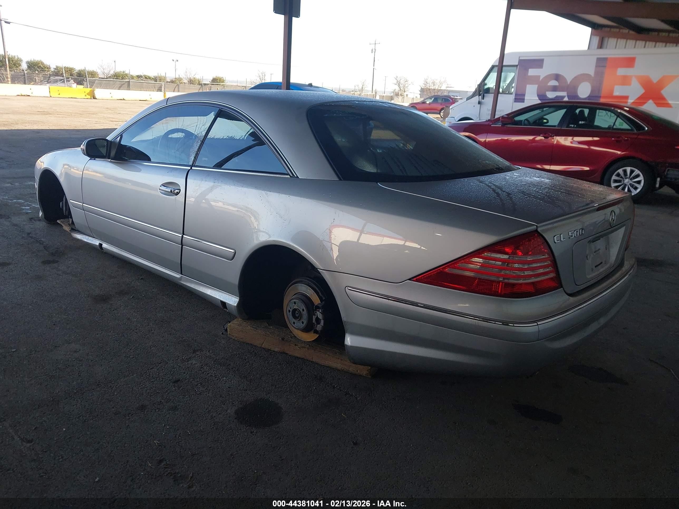 2004 Mercedes-benz Cl 500   Silver vin: WDBPJ75J44A043342