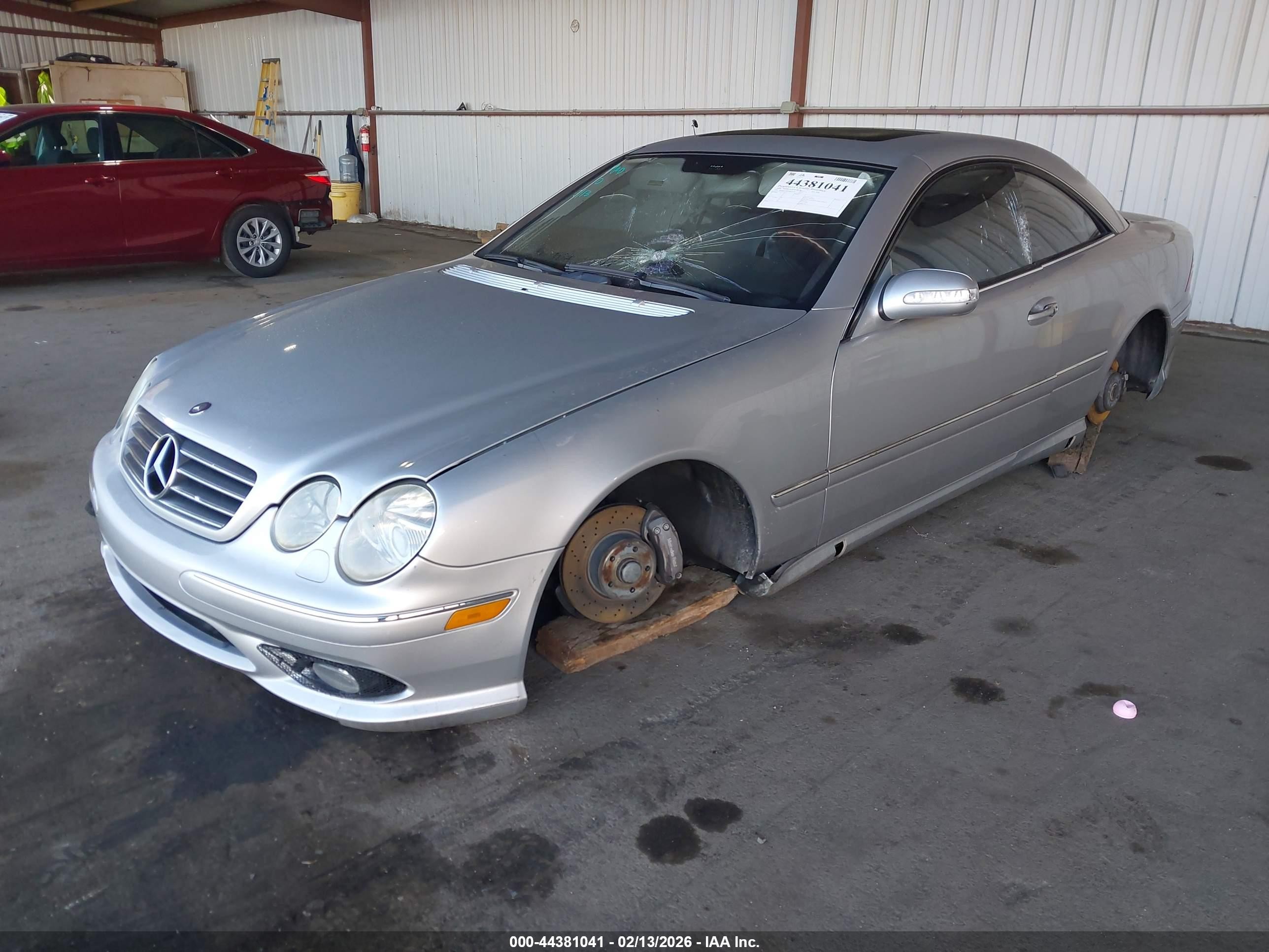 2004 Mercedes-benz Cl 500   Silver vin: WDBPJ75J44A043342