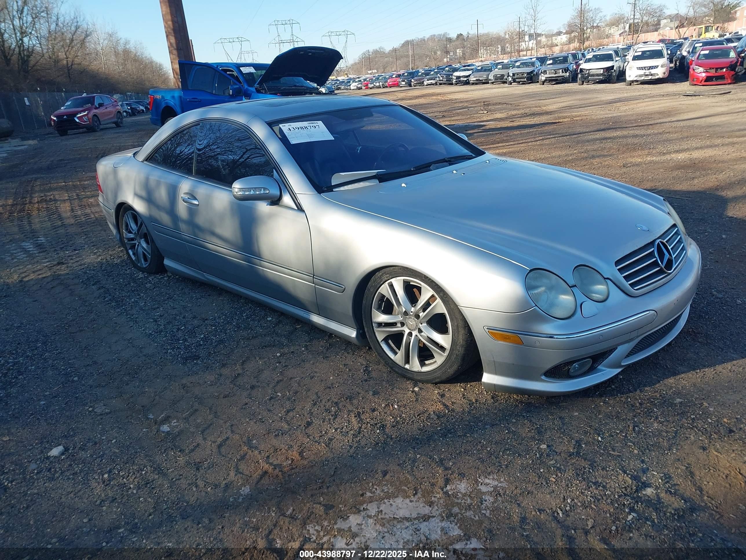 2005 Mercedes-benz Cl 500   Silver vin: WDBPJ75J45A046243