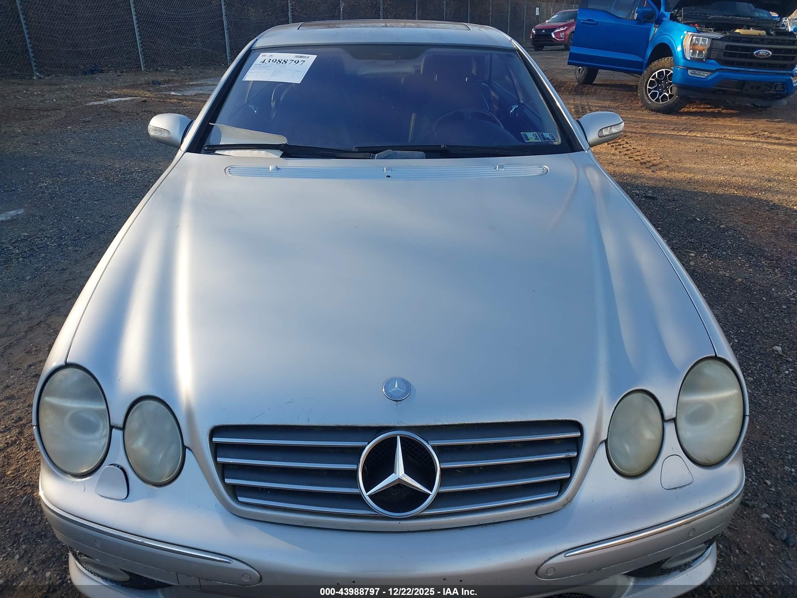 2005 Mercedes-benz Cl 500   Silver vin: WDBPJ75J45A046243
