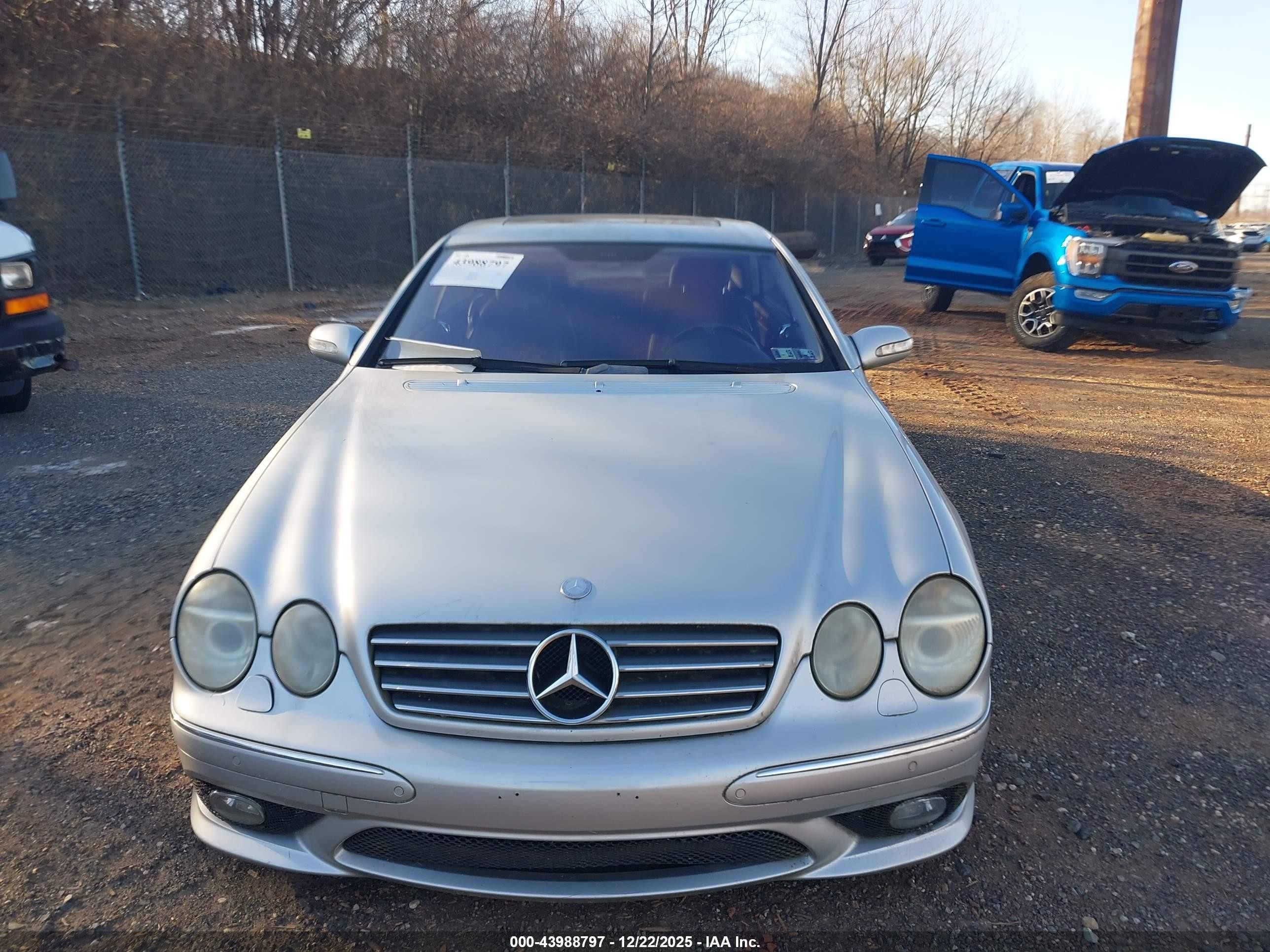 2005 Mercedes-benz Cl 500   Silver vin: WDBPJ75J45A046243