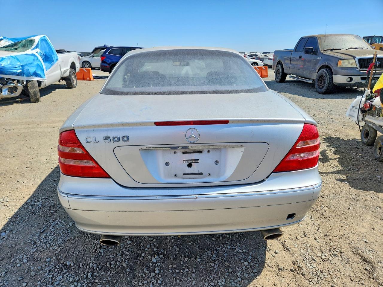 2000 Mercedes-benz Cl 500 Silver vin: WDBPJ75J4YA006586