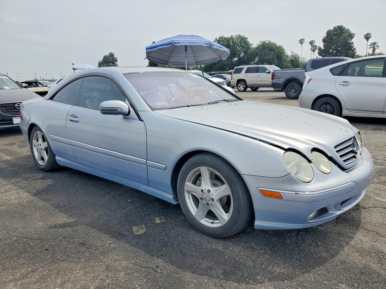 2002 Mercedes-benz Cl 500 Blue vin: WDBPJ75J52A027566