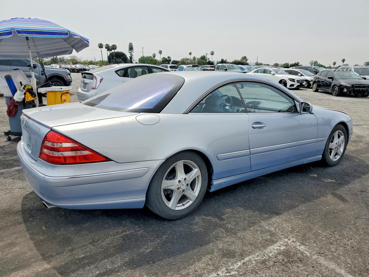 2002 Mercedes-benz Cl 500 Blue vin: WDBPJ75J52A027566