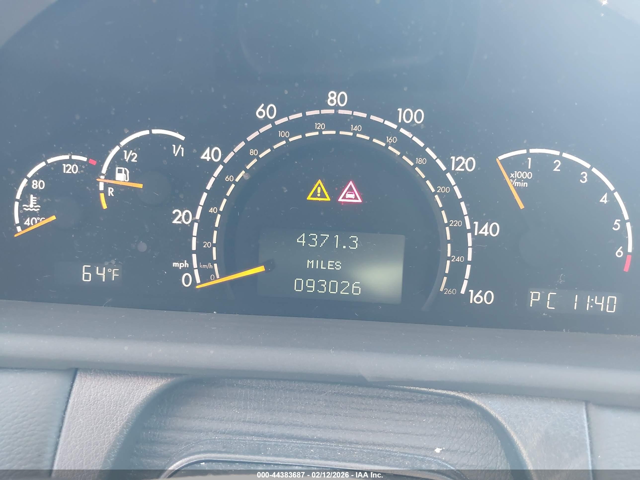 2004 Mercedes-benz Cl 500   Silver vin: WDBPJ75J54A039476