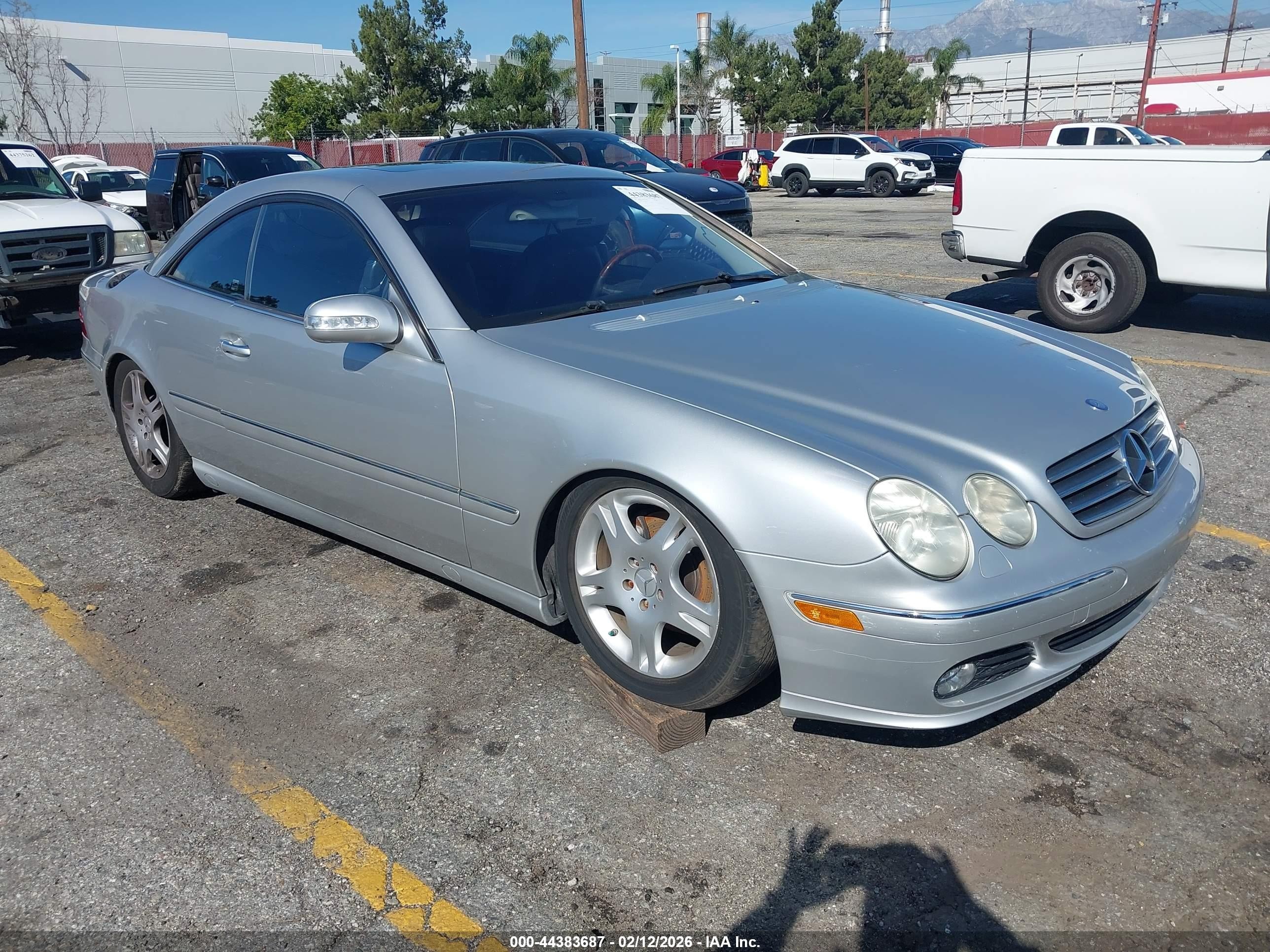 2004 Mercedes-benz Cl 500   Silver vin: WDBPJ75J54A039476