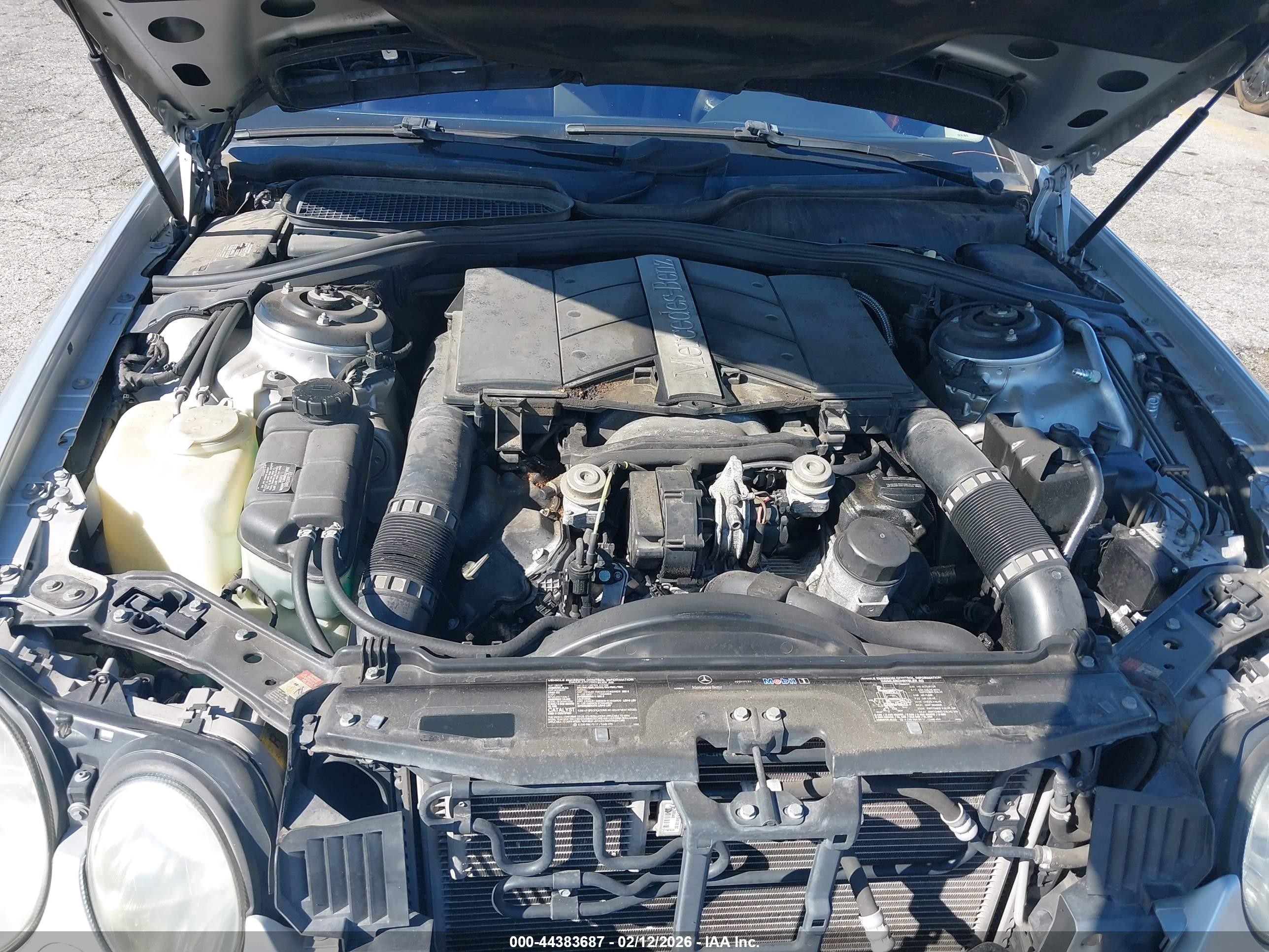 2004 Mercedes-benz Cl 500   Silver vin: WDBPJ75J54A039476
