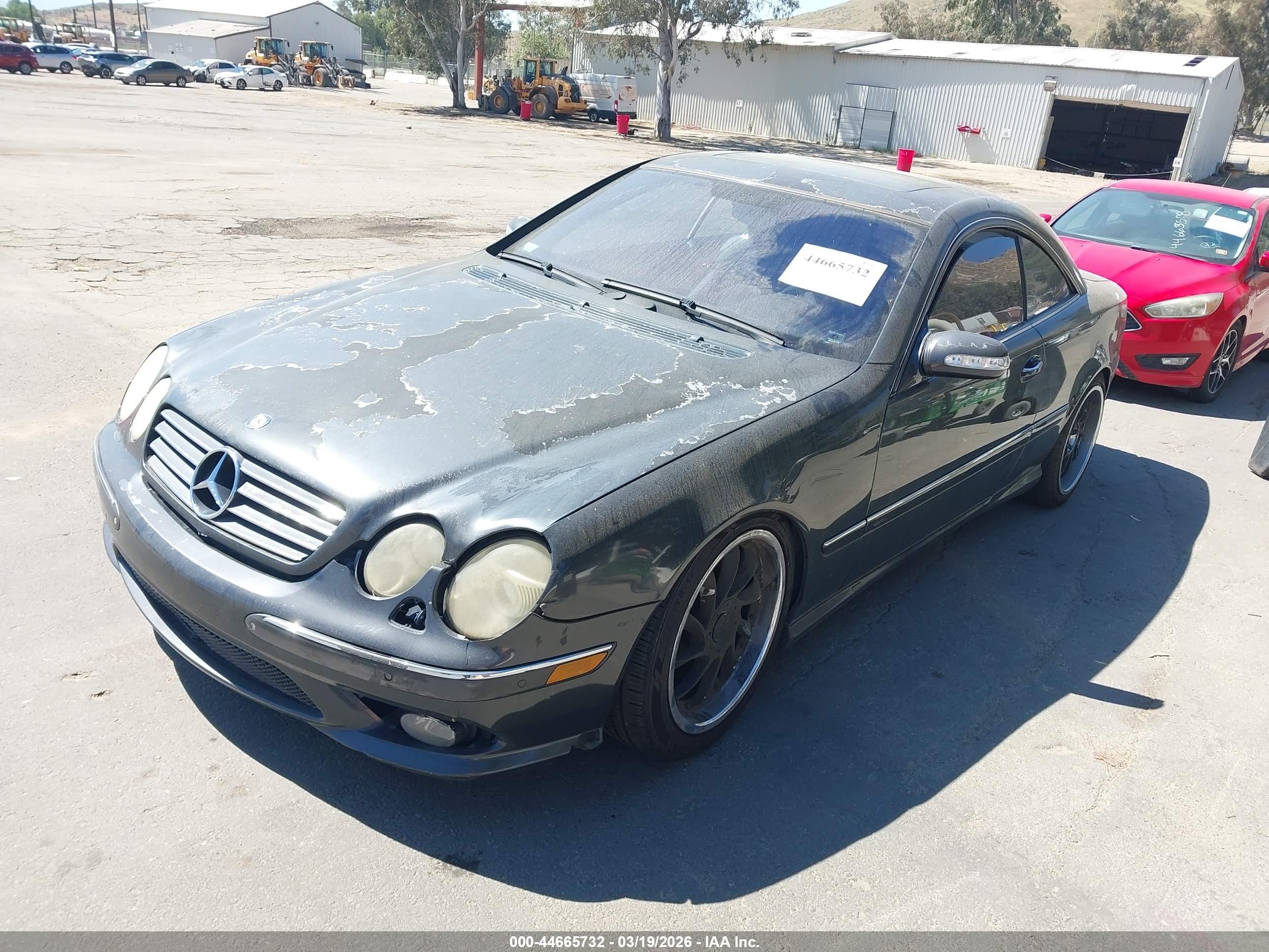 2004 Mercedes-benz Cl 500   Gray vin: WDBPJ75J54A043527