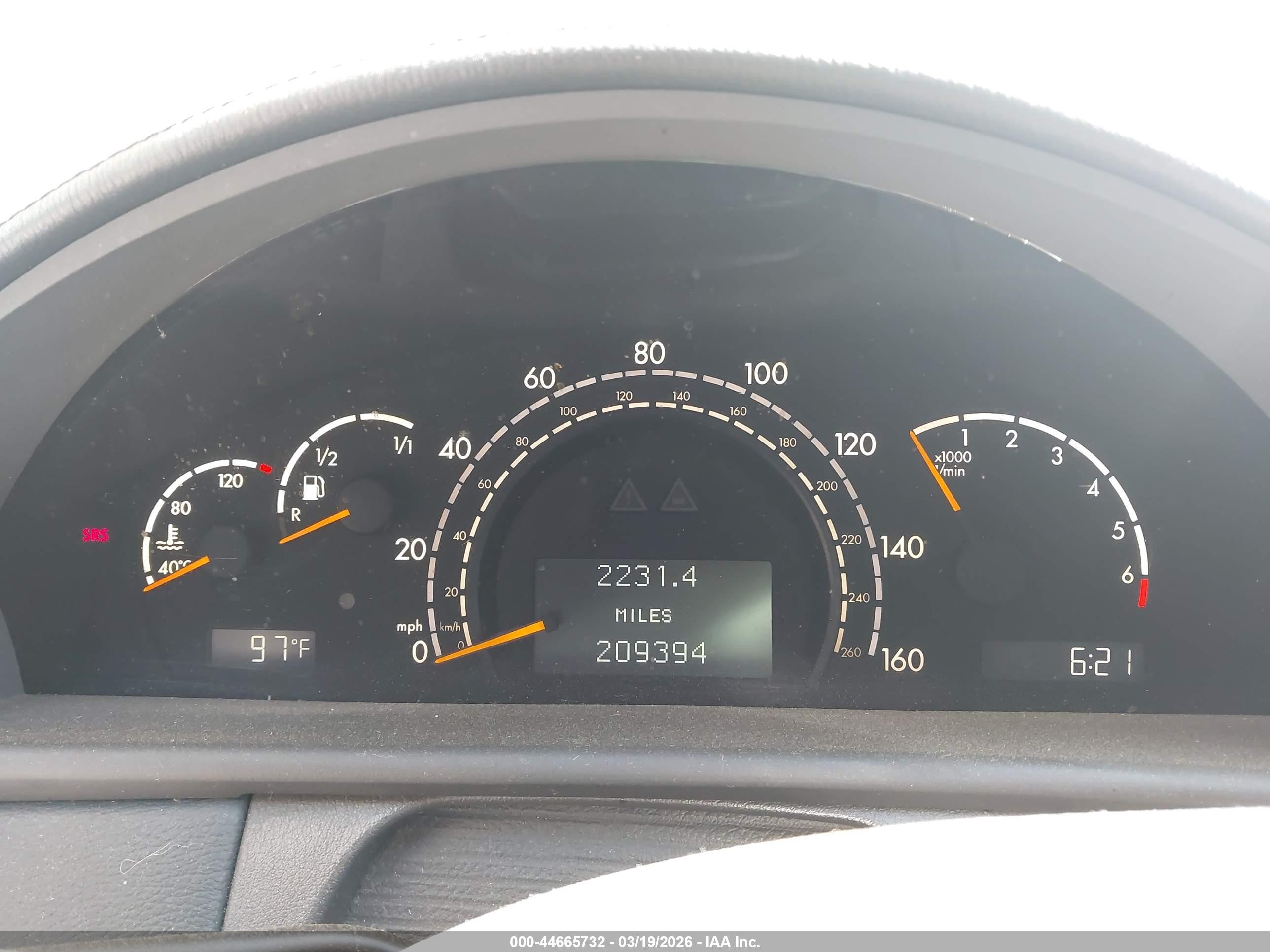 2004 Mercedes-benz Cl 500   Gray vin: WDBPJ75J54A043527