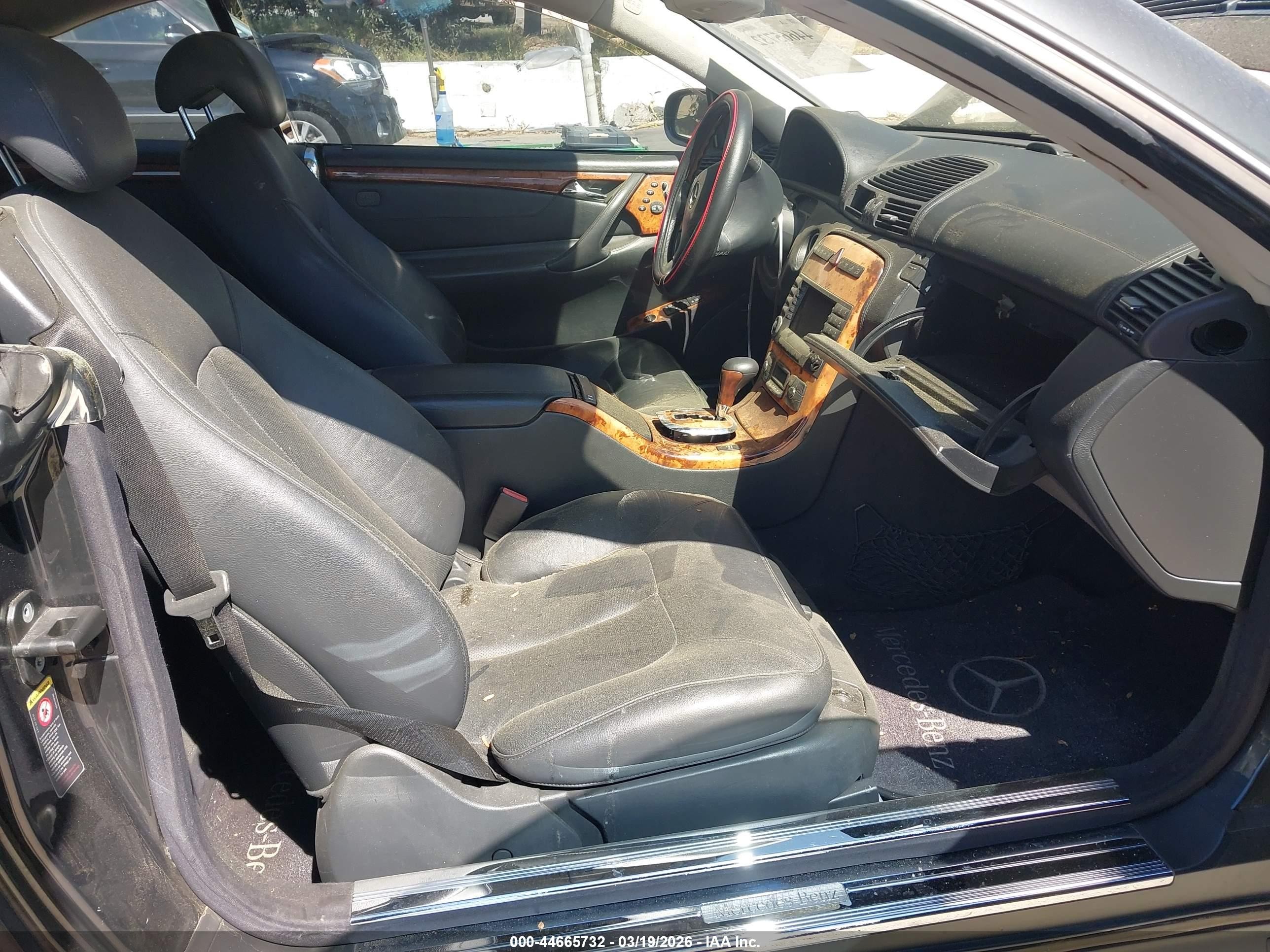 2004 Mercedes-benz Cl 500   Gray vin: WDBPJ75J54A043527