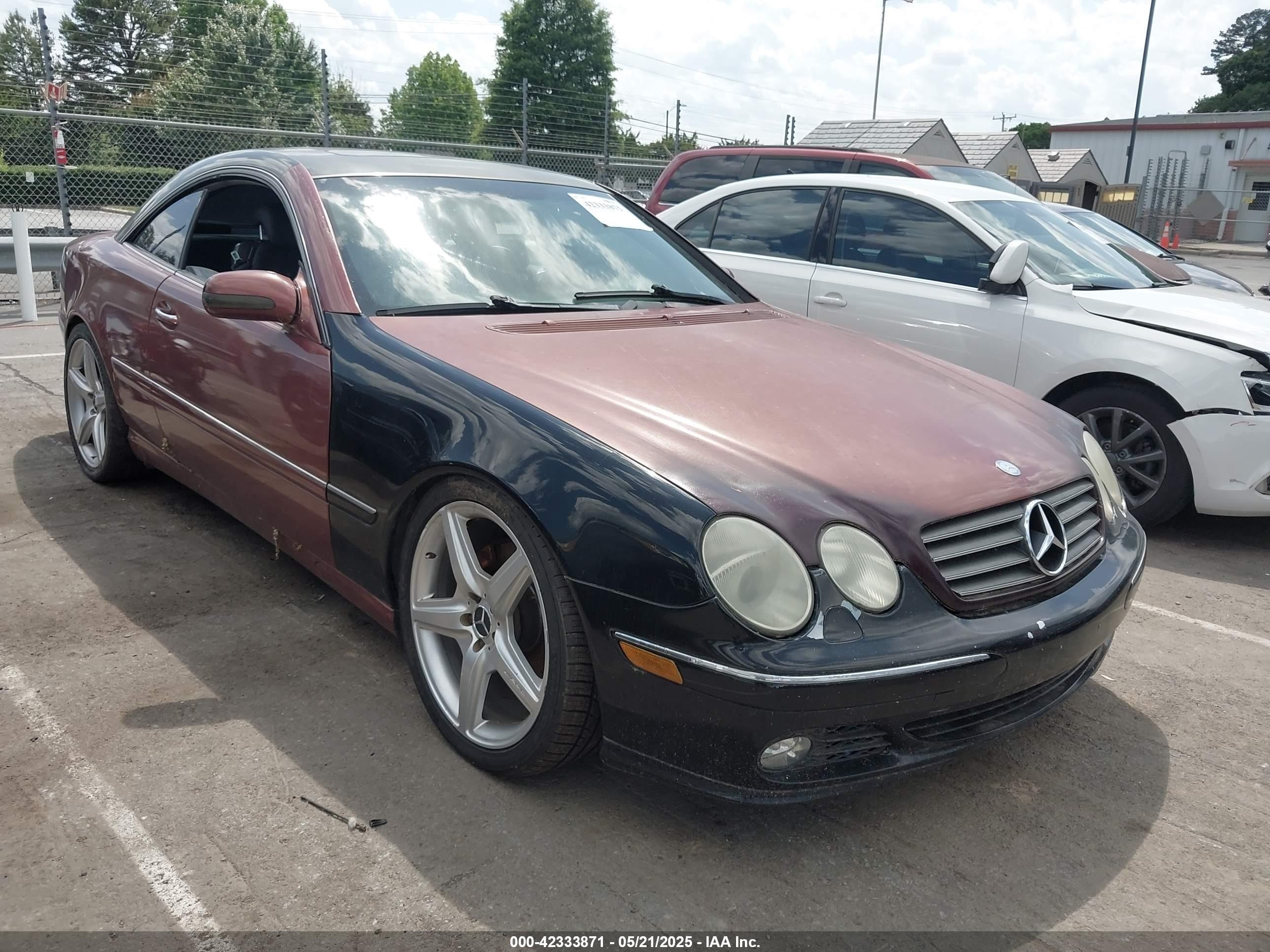 2000 Mercedes-benz Cl 500   Champagne vin: WDBPJ75J5YA003339