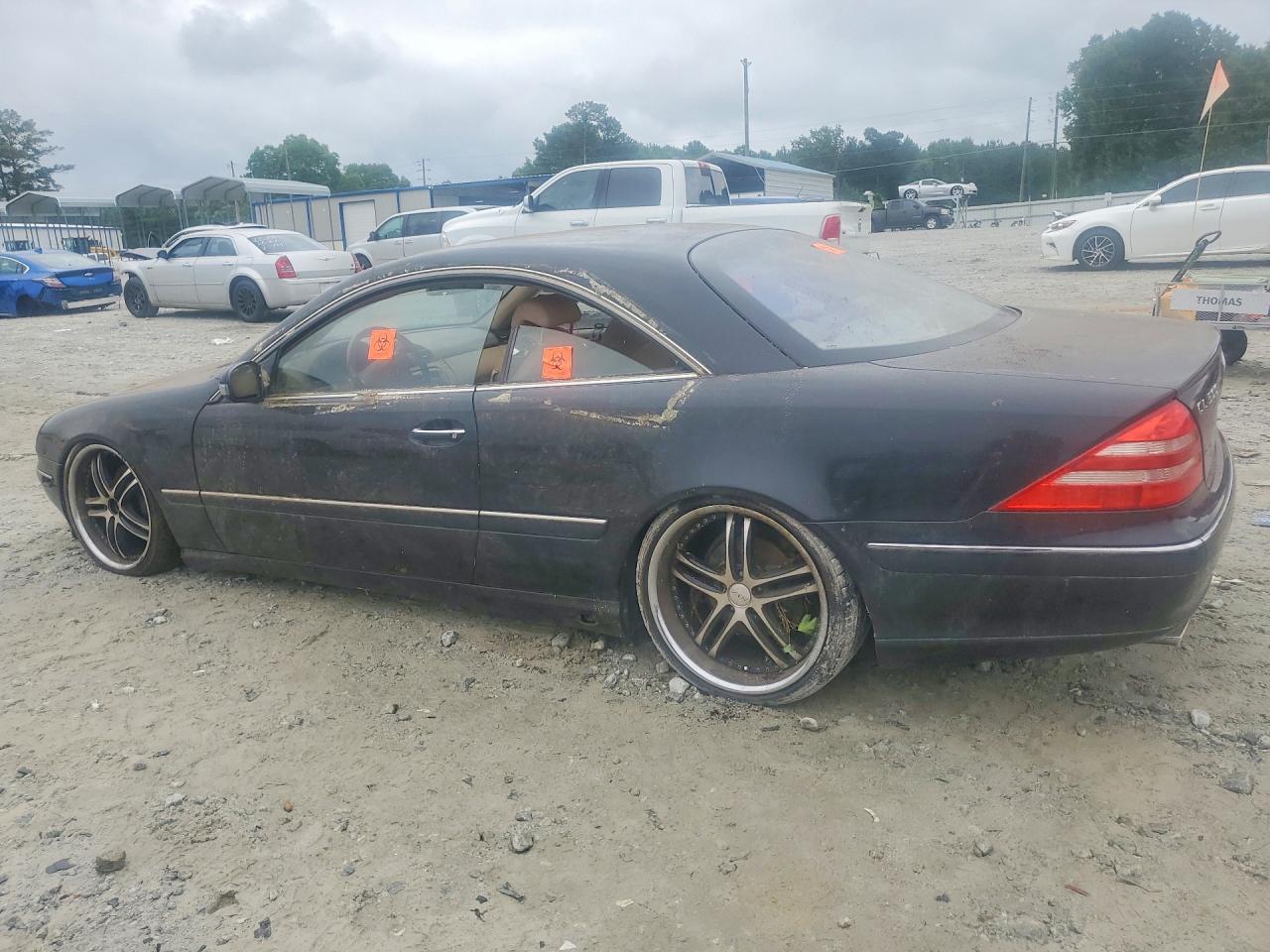 2002 Mercedes-benz Cl 500 Black vin: WDBPJ75J62A019735