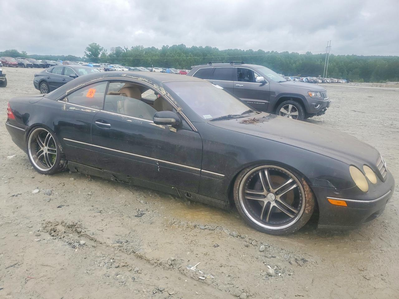 2002 Mercedes-benz Cl 500 Black vin: WDBPJ75J62A019735