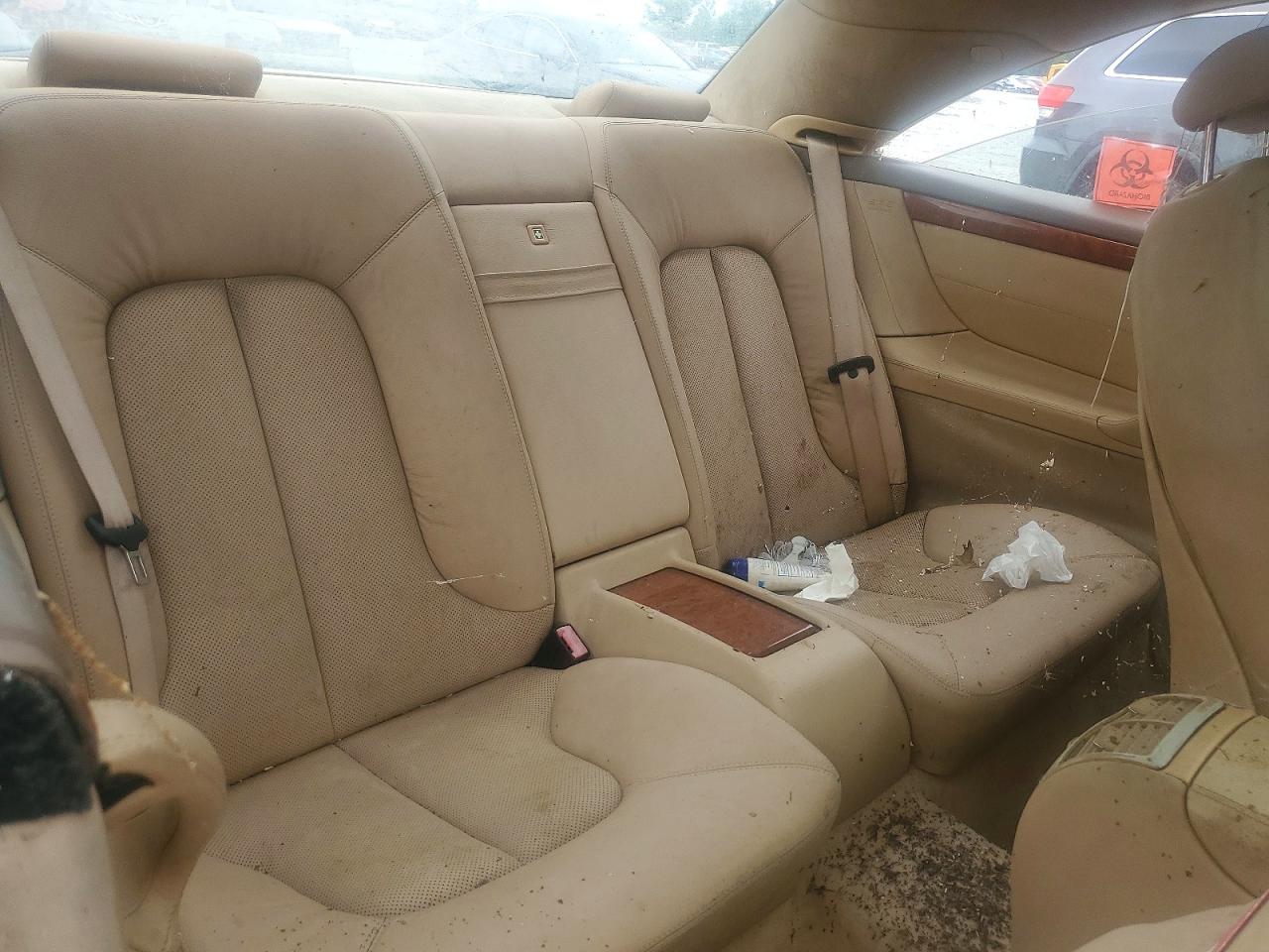 2002 Mercedes-benz Cl 500 Black vin: WDBPJ75J62A019735