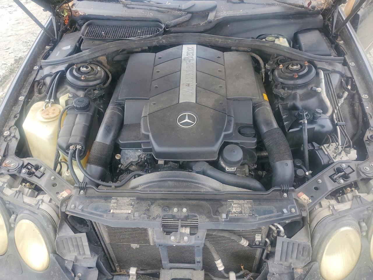 2002 Mercedes-benz Cl 500 Black vin: WDBPJ75J62A019735