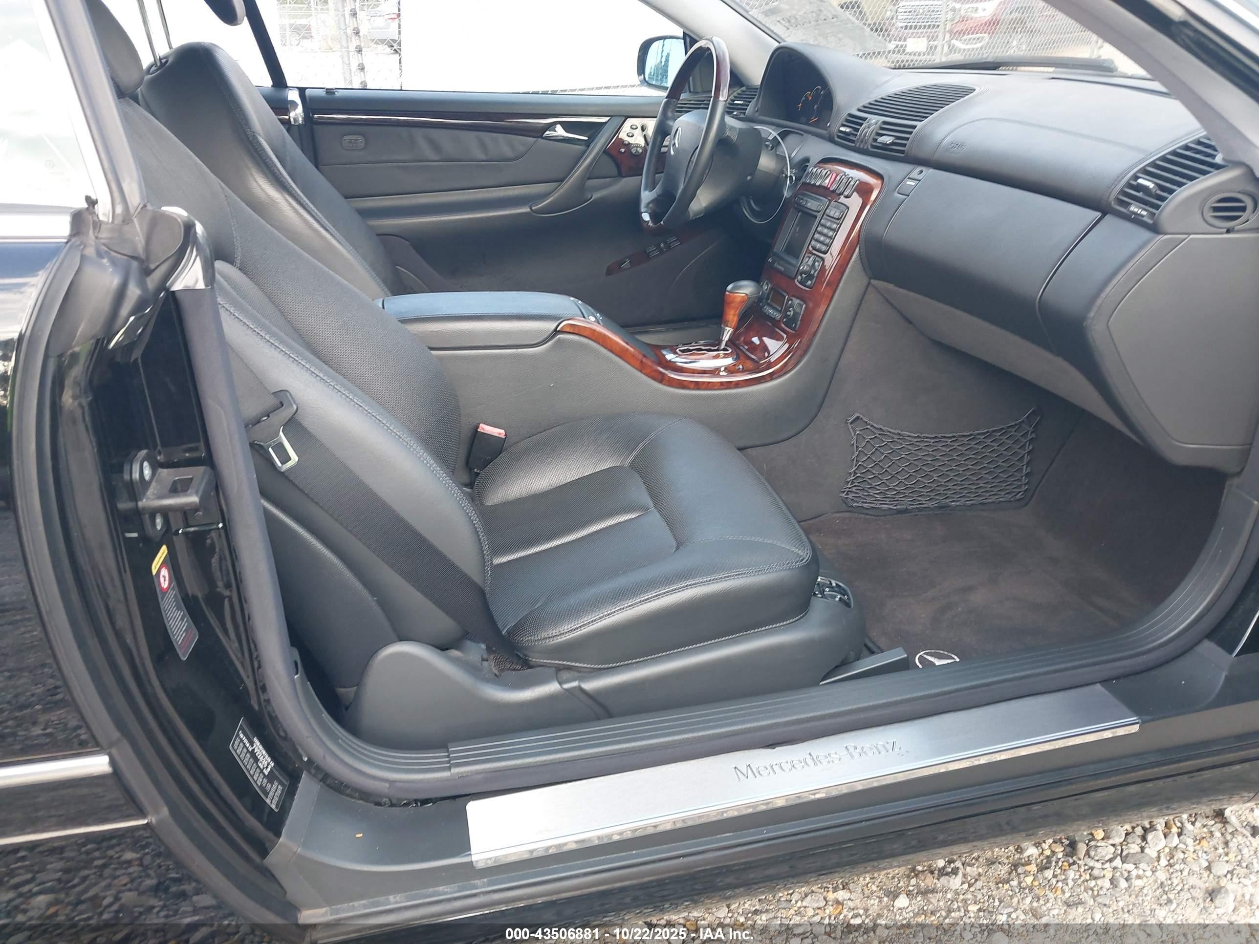 2002 Mercedes-benz Cl 500   Черный vin: WDBPJ75J62A022599