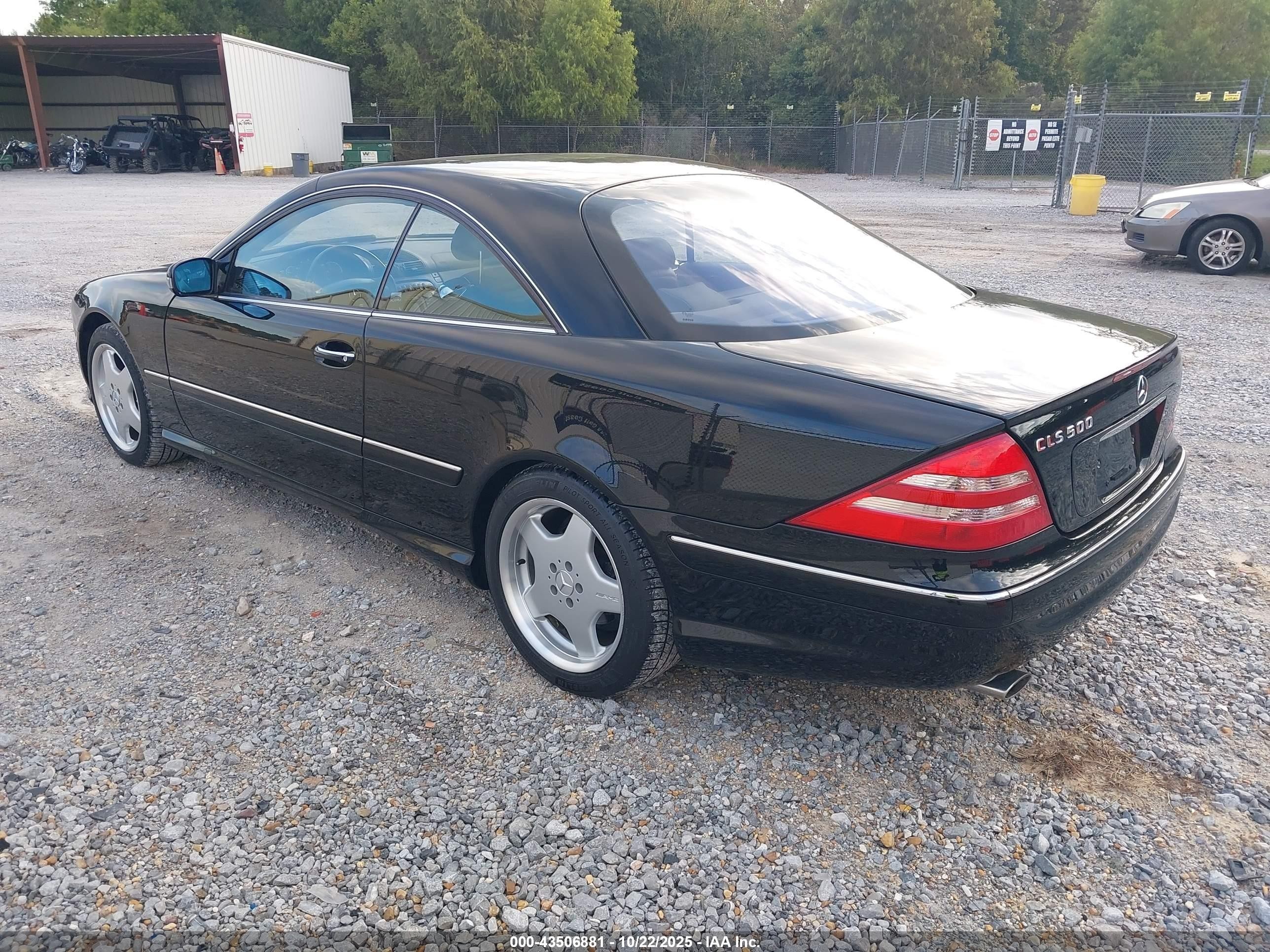 2002 Mercedes-benz Cl 500   Черный vin: WDBPJ75J62A022599