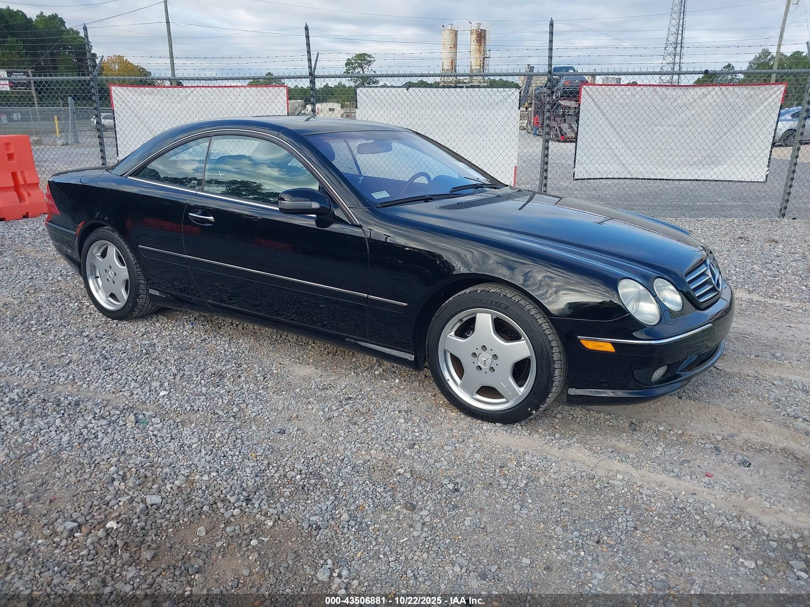 2002 Mercedes-benz Cl 500   Черный vin: WDBPJ75J62A022599