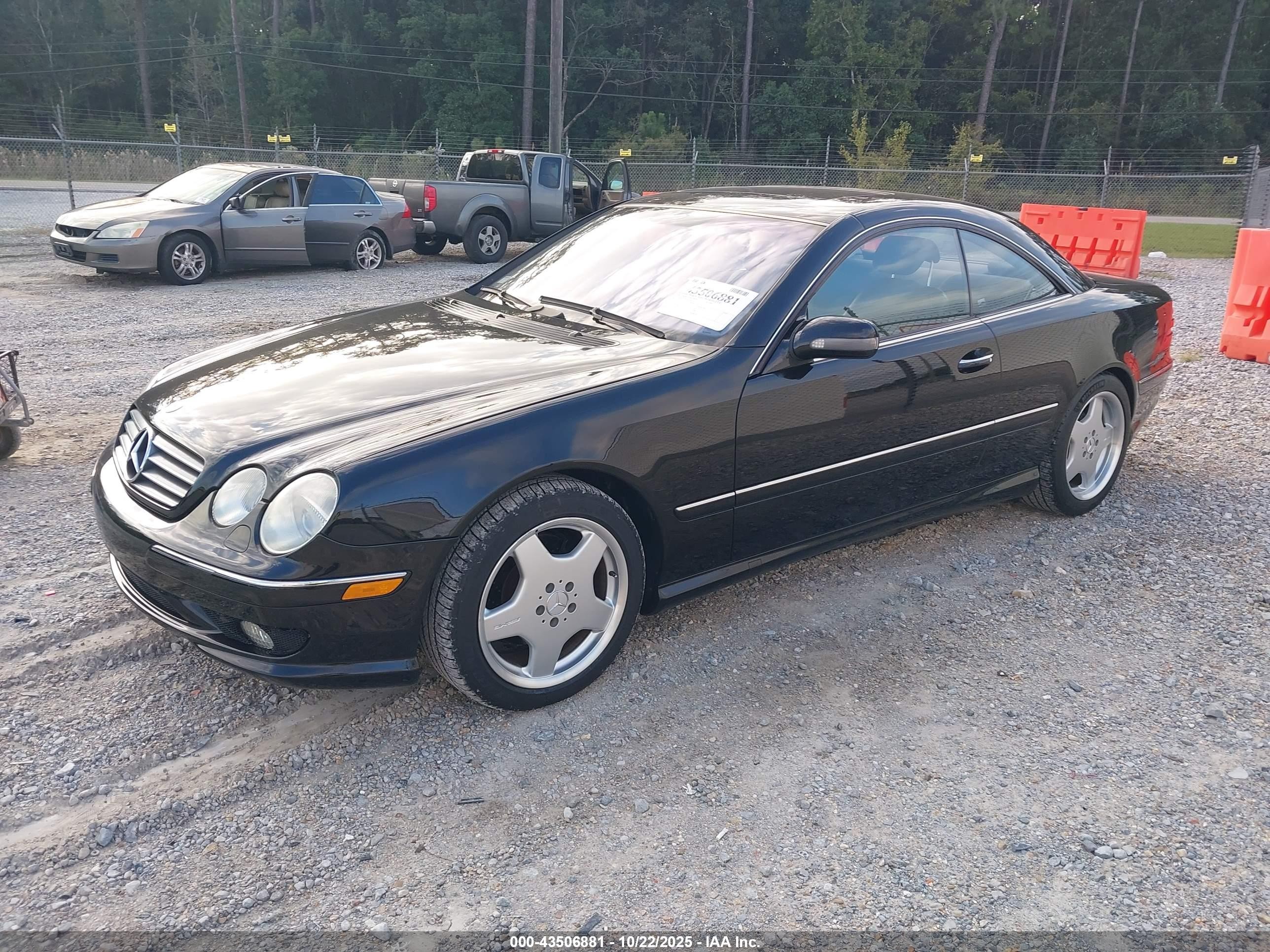 2002 Mercedes-benz Cl 500   Черный vin: WDBPJ75J62A022599